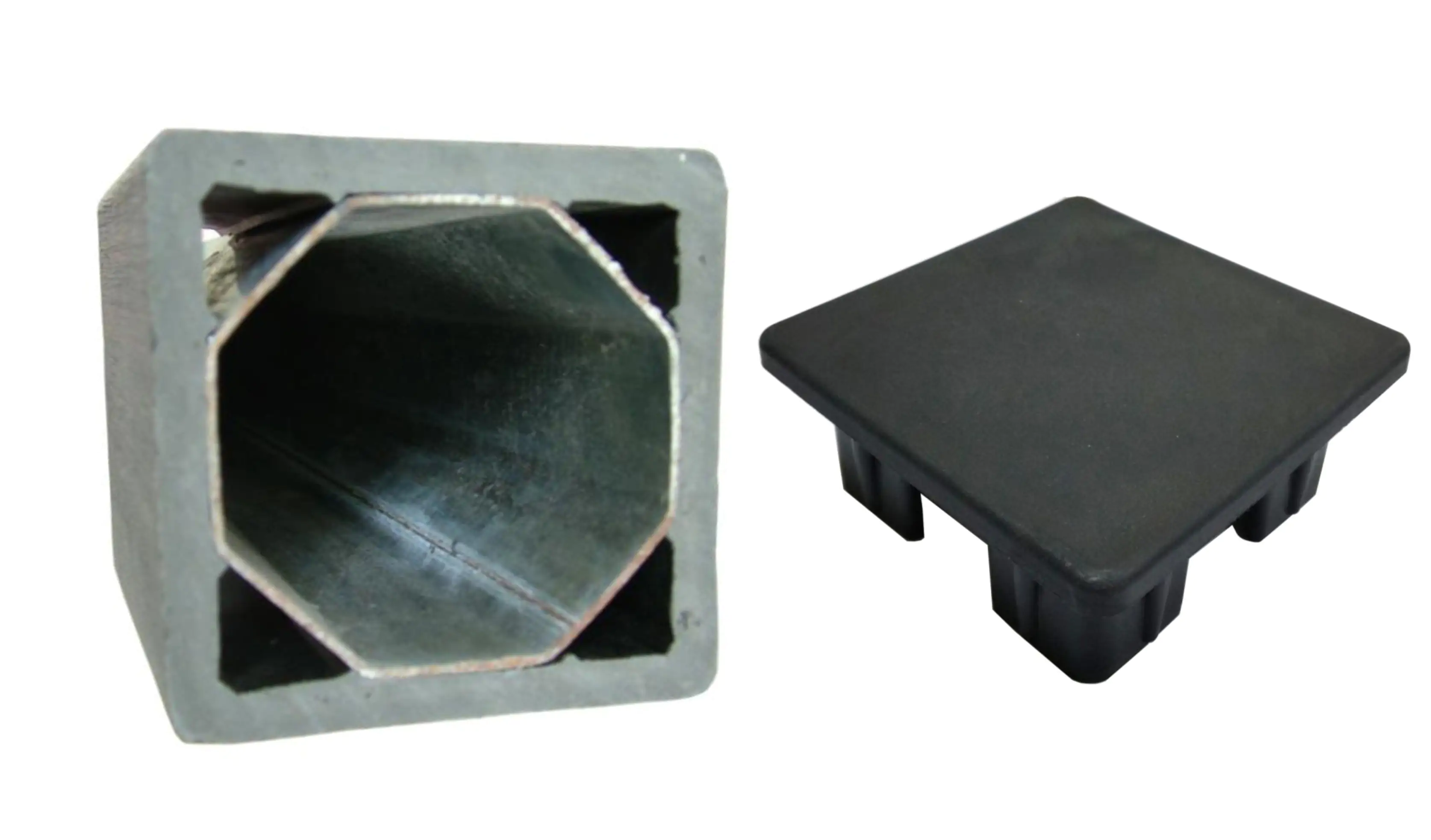 TrendLine Alupfosten 8,4 x 8,4 x 200 cm mit Abdeckung