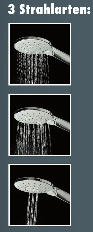 Primaster Handbrause-Set 3 Strahlarten Scalea chrom-weiß mit Brauseschlauch 1,75 m Primaster Handbrause-Set 3 Strahlarten Scalea chrom-weiß mit Brauseschlauch 1,75 m