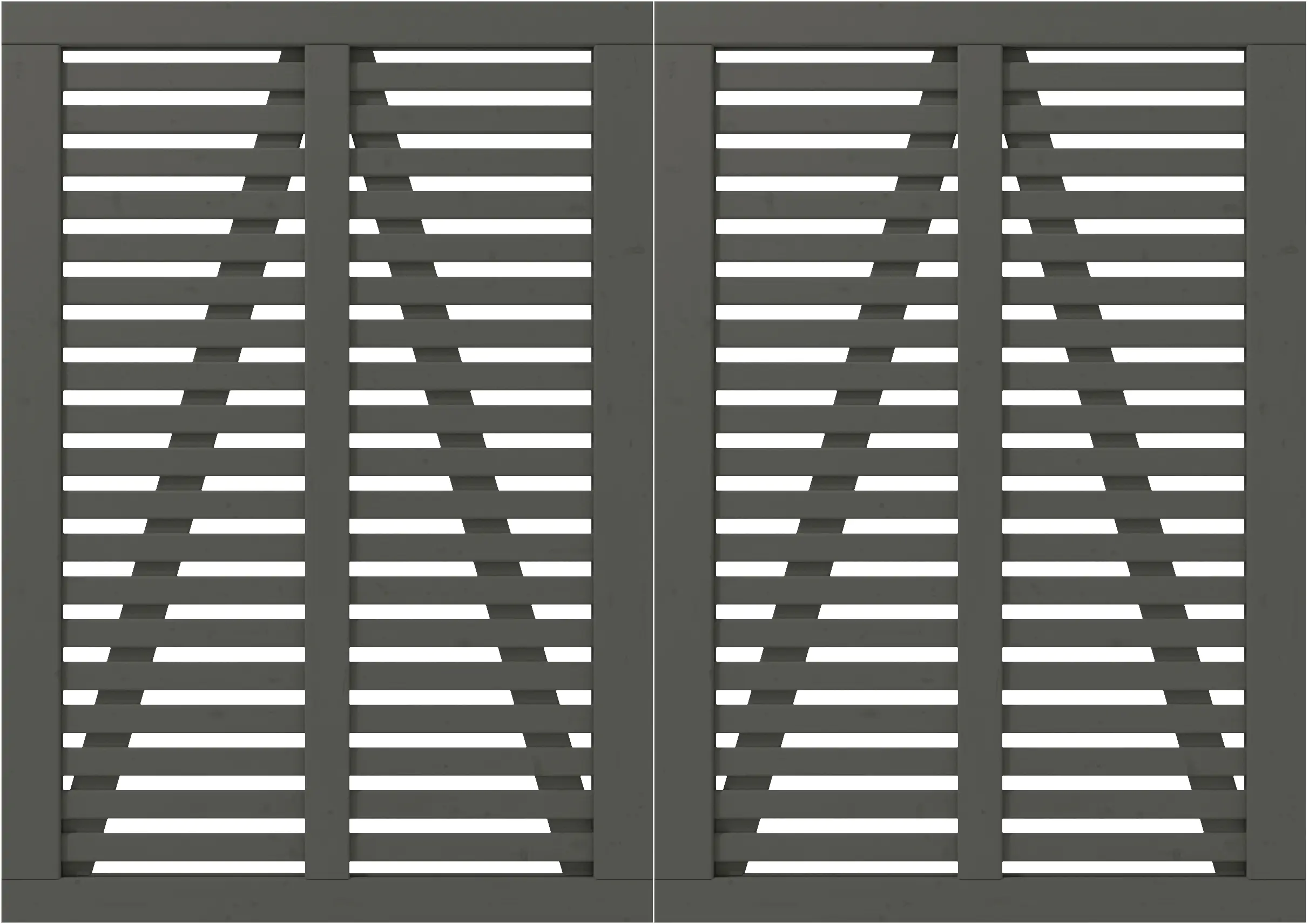 Plus Doppeltor Harmoni inkl. Beschläge 200 x 140 cm umbragrau fungizidbehandelt Plus Doppeltor Harmoni inkl. Beschläge 200 x 140 cm umbragrau fungizidbehandelt
