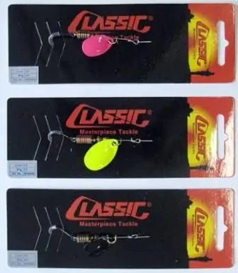 Classic Single Spin 5g schwarz Spinner mit Einzelhaken