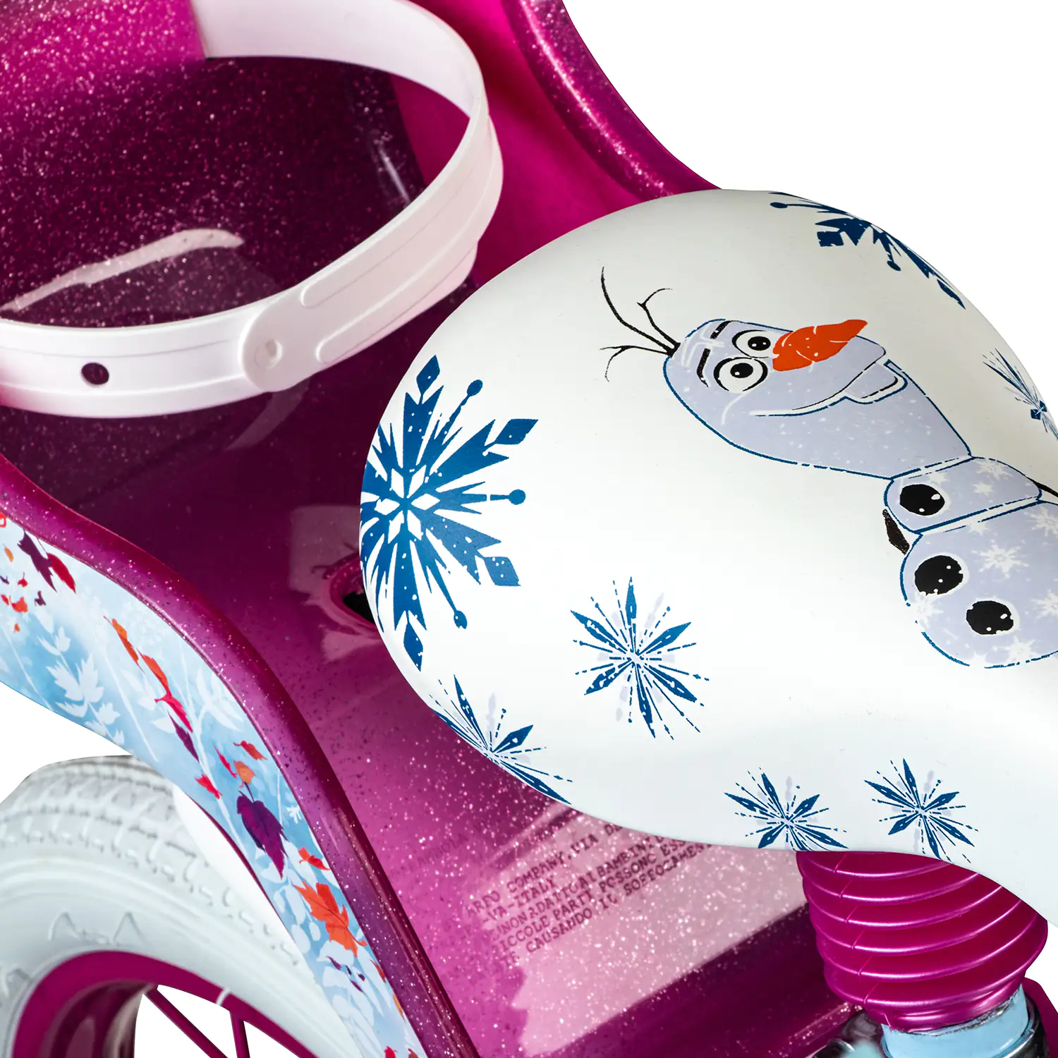 Disney Kinderfahrrad Frozen 2 mit Waverahmen 14 Zoll blau/weiß