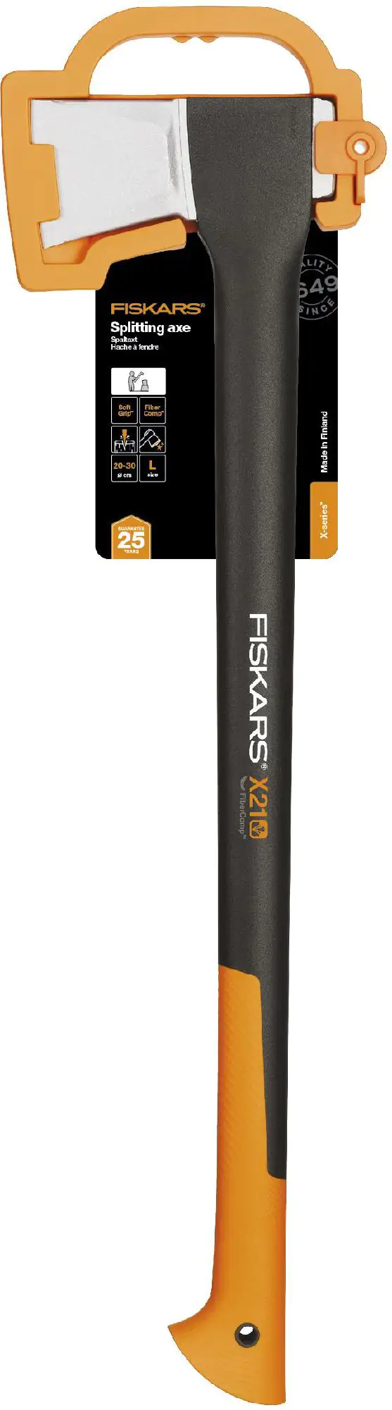 Fiskars Spaltaxt X21L Gewicht: 1090 g, Länge Stiel: 72 cm Fiskars Spaltaxt X21L Gewicht: 1090 g, Länge Stiel: 72 cm
