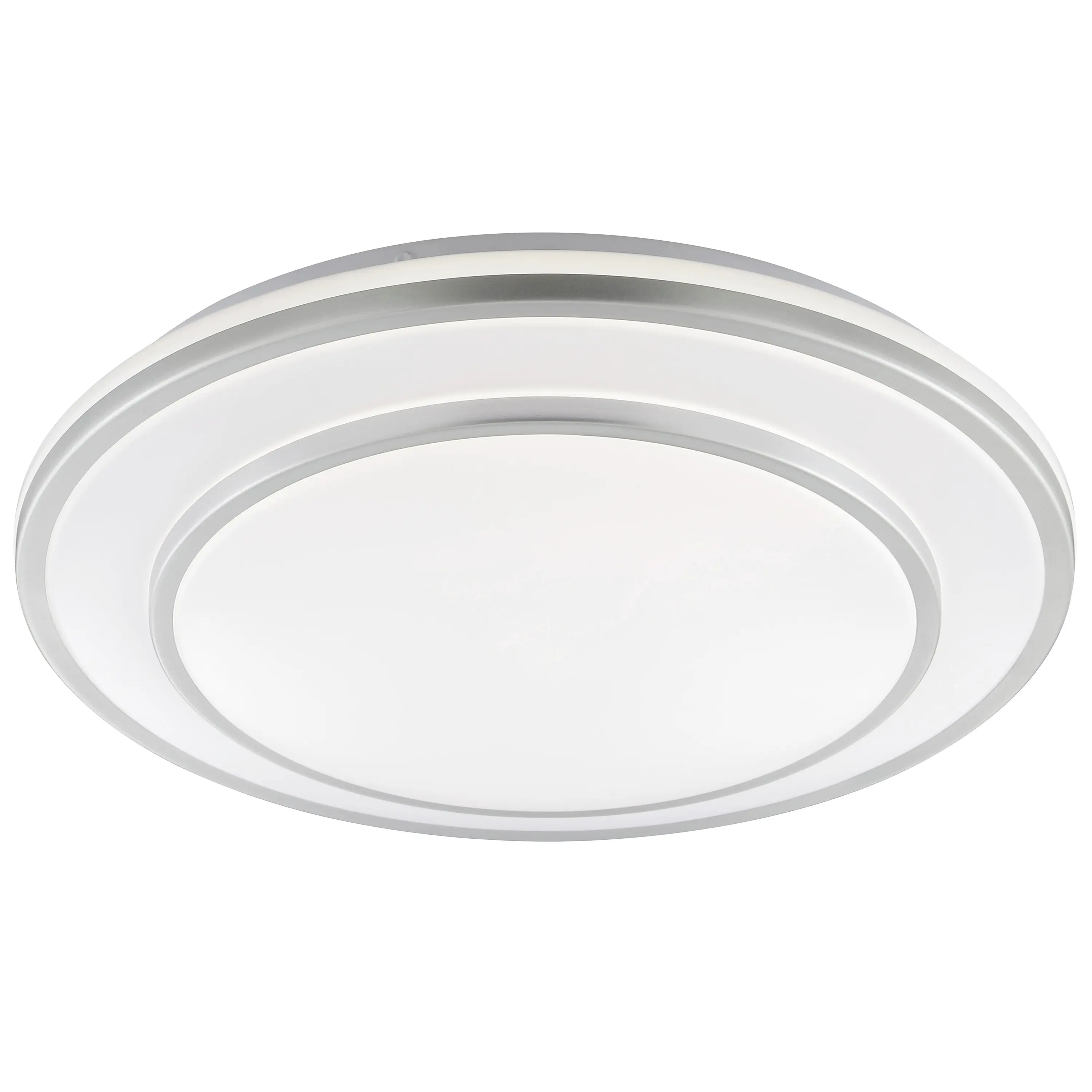 Brilliant LED Deckenleuchte Luciano Ø 39 x 7,8 cm neutralweiß aluminium weiß