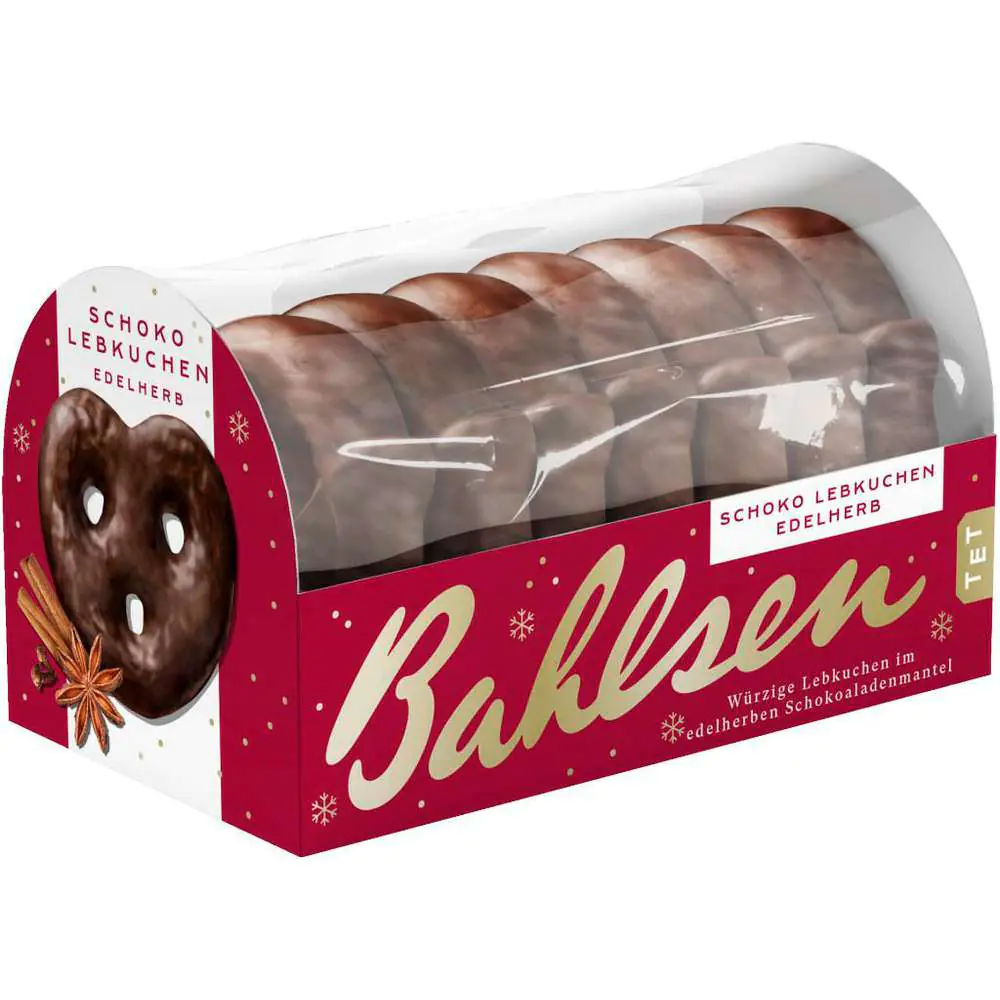 Bahlsen Schoko Lebkuchen Brezeln Edelherb 195 g