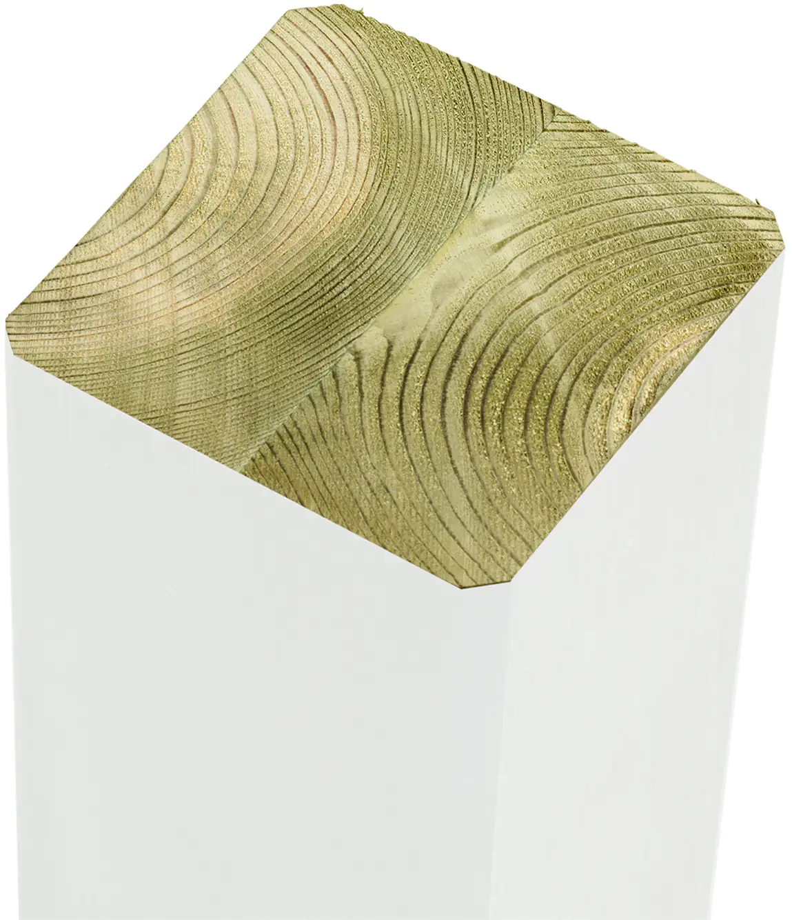 Plus Premium Leimholzpfosten mit Kopfrundung  9 x 9 x 98 cm Plus Premium Leimholzpfosten mit Kopfrundung  9 x 9 x 98 cm