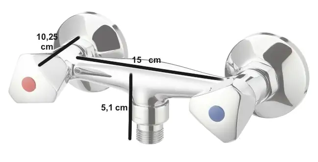 TrendLine Duscharmatur Saarbrücken verchromt