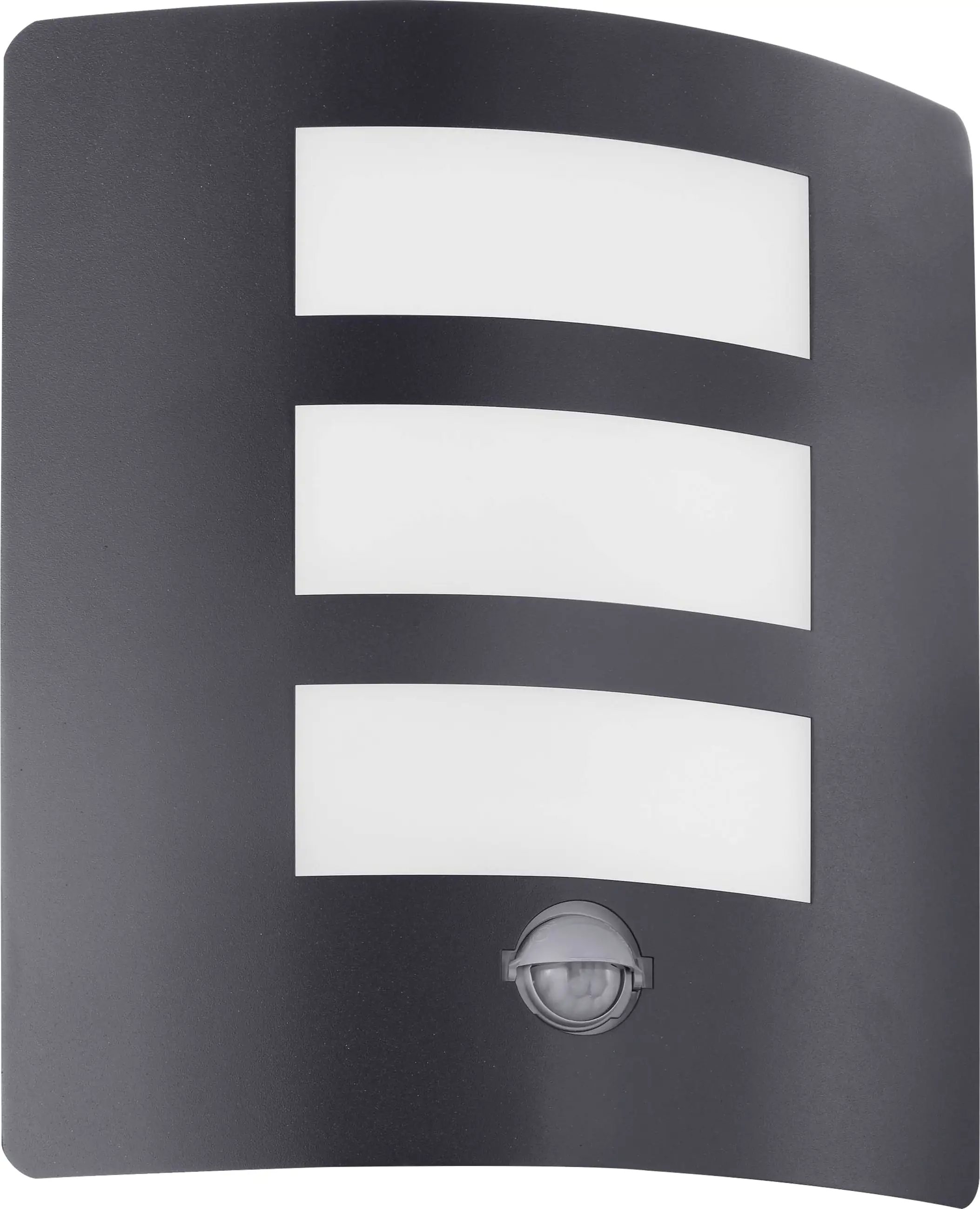 Eglo Außen-Wandleuchte Rascino-E schwarz 23,5 x 26 x 11 cm E27 mit Bewegungsmelder