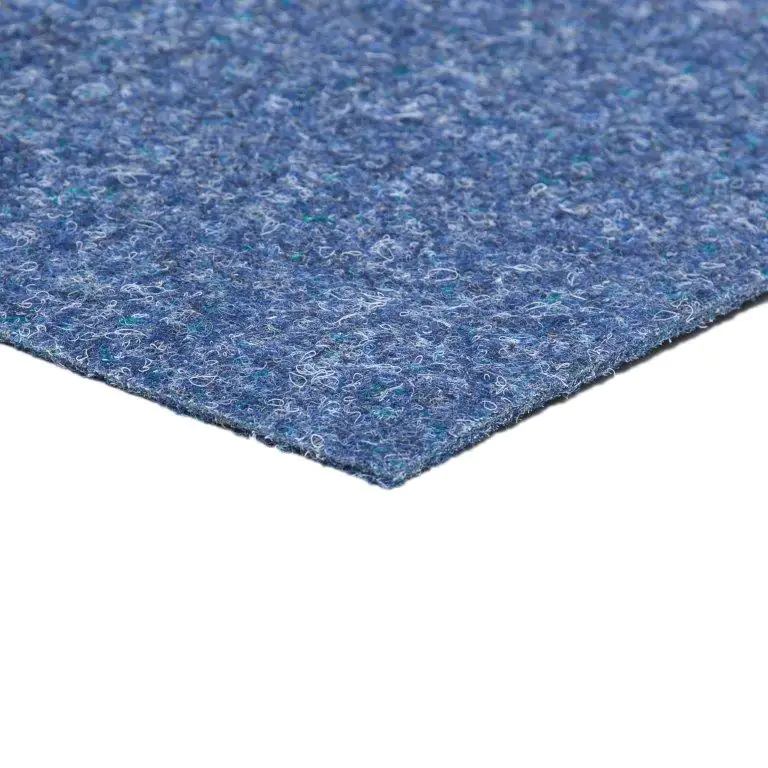 Andiamo Teppichboden Tarragona Coupon im Wunschmaß, jeansblau, 2 m breit