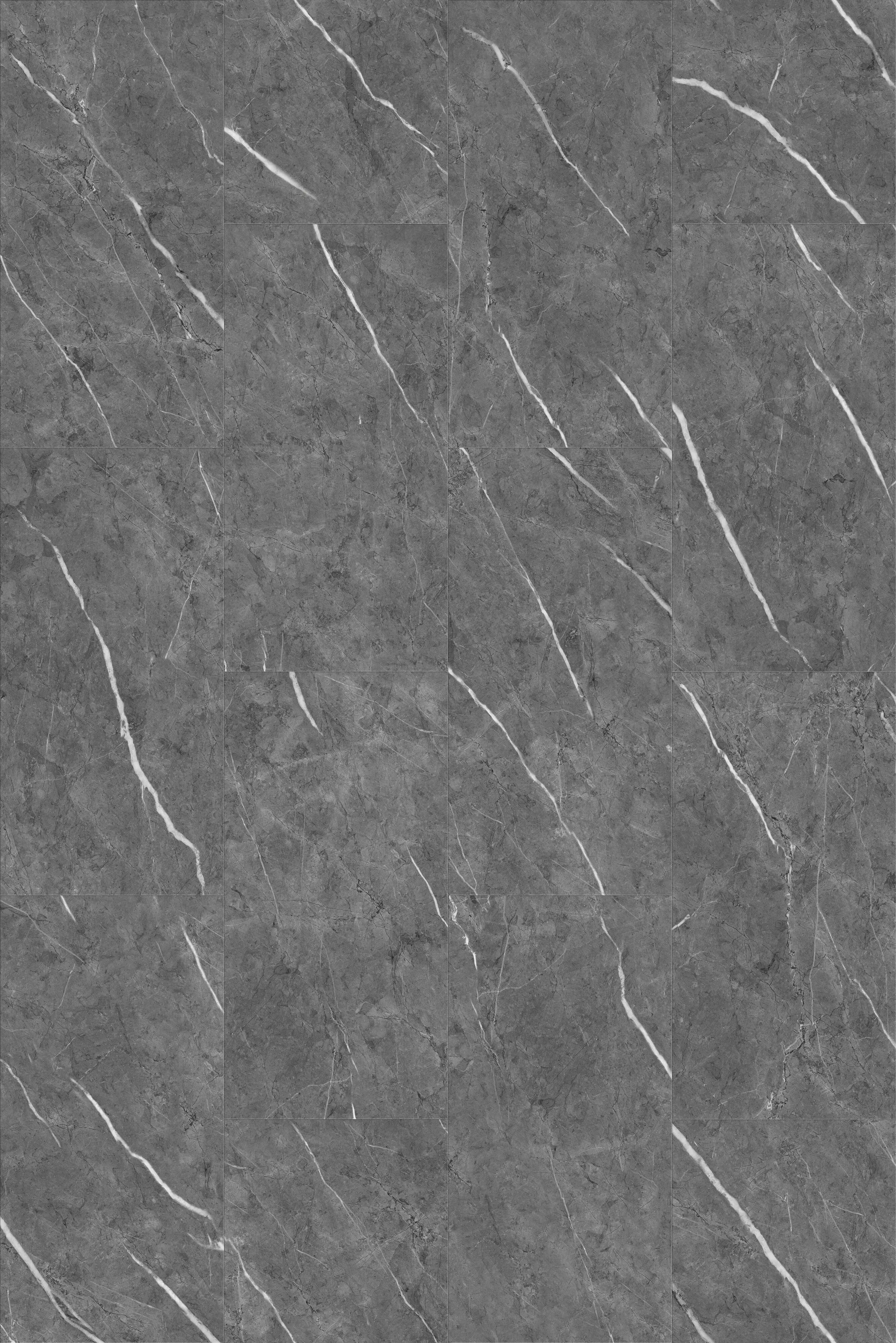 Decoflooring Vinylboden Fliese anthrazit marble XXL mit Trittschalldämmung