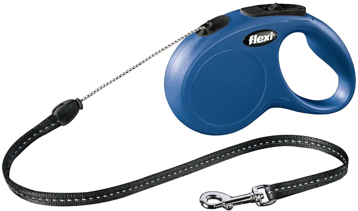 4000498022511_1069611 Flexi Hundeleine New Classic S blau, Seil
