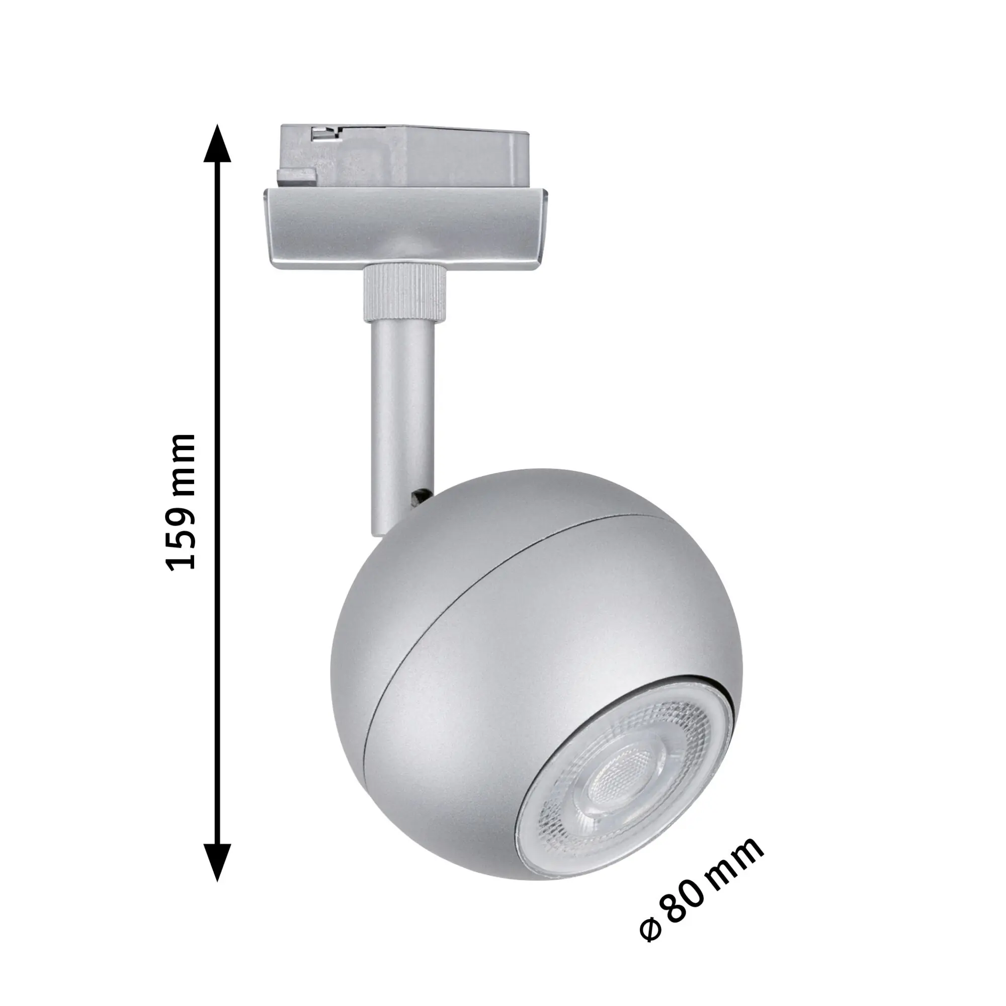 Paulmann URail Einzelspot Tup chrom matt opal GU10 