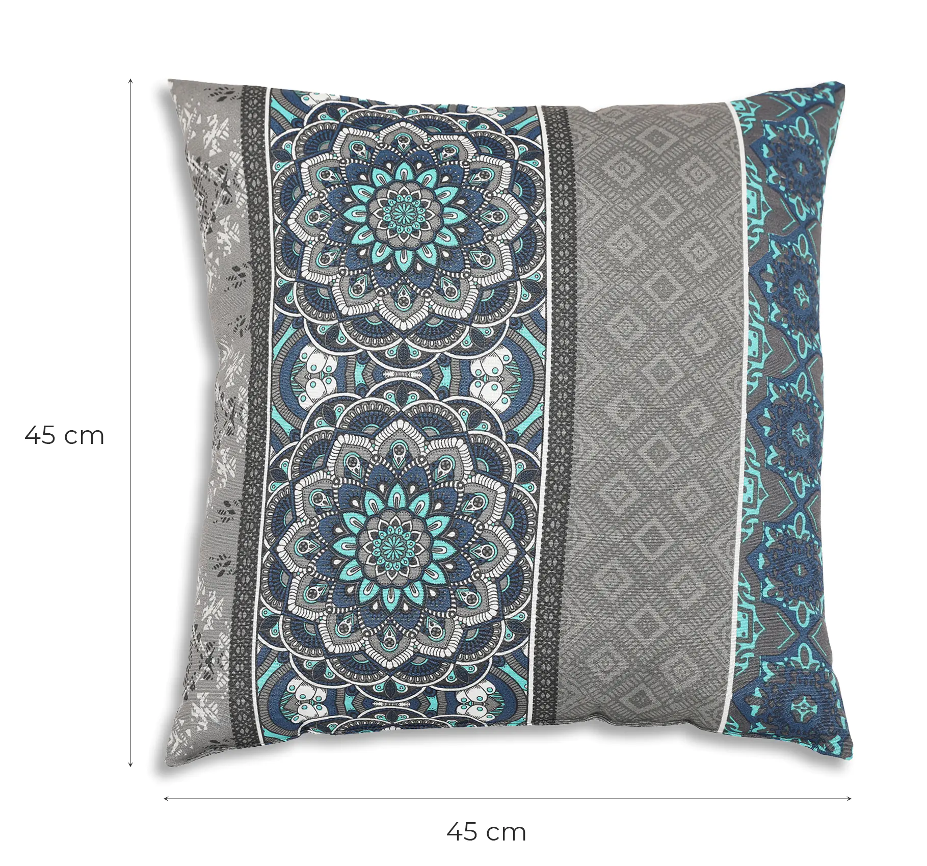 GO-DE Dekokissen Klara 48 x 48 cm blau GO-DE Dekokissen Klara 48 x 48 cm blau