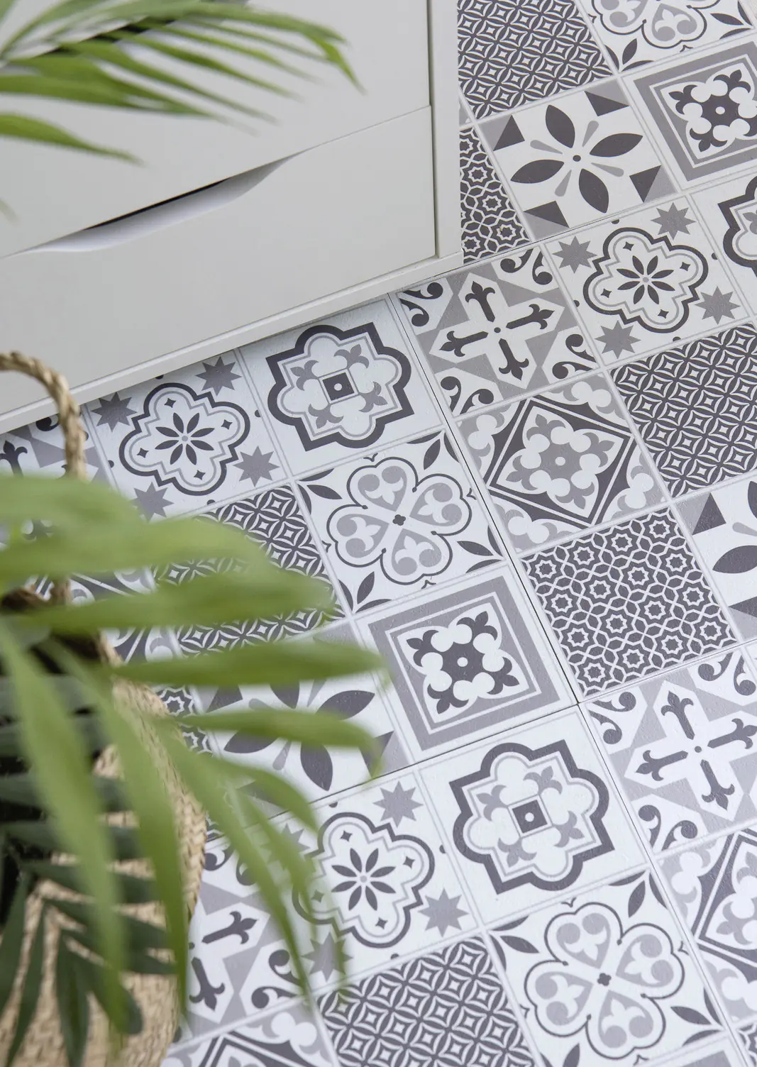 d-c-fix Bodenfliesen selbstklebend Oriental Tiles im 11er Set 30,5 cm x 30,5 cm