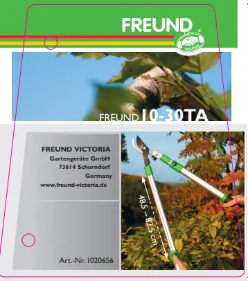 Freund Victoria Astschere 67 cm lang