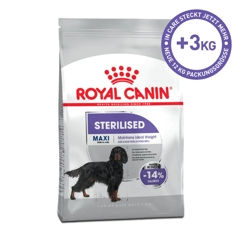 Royal Canin Sterilised Maxi Trockenfutter für kastrierte große Hunde 12 kg