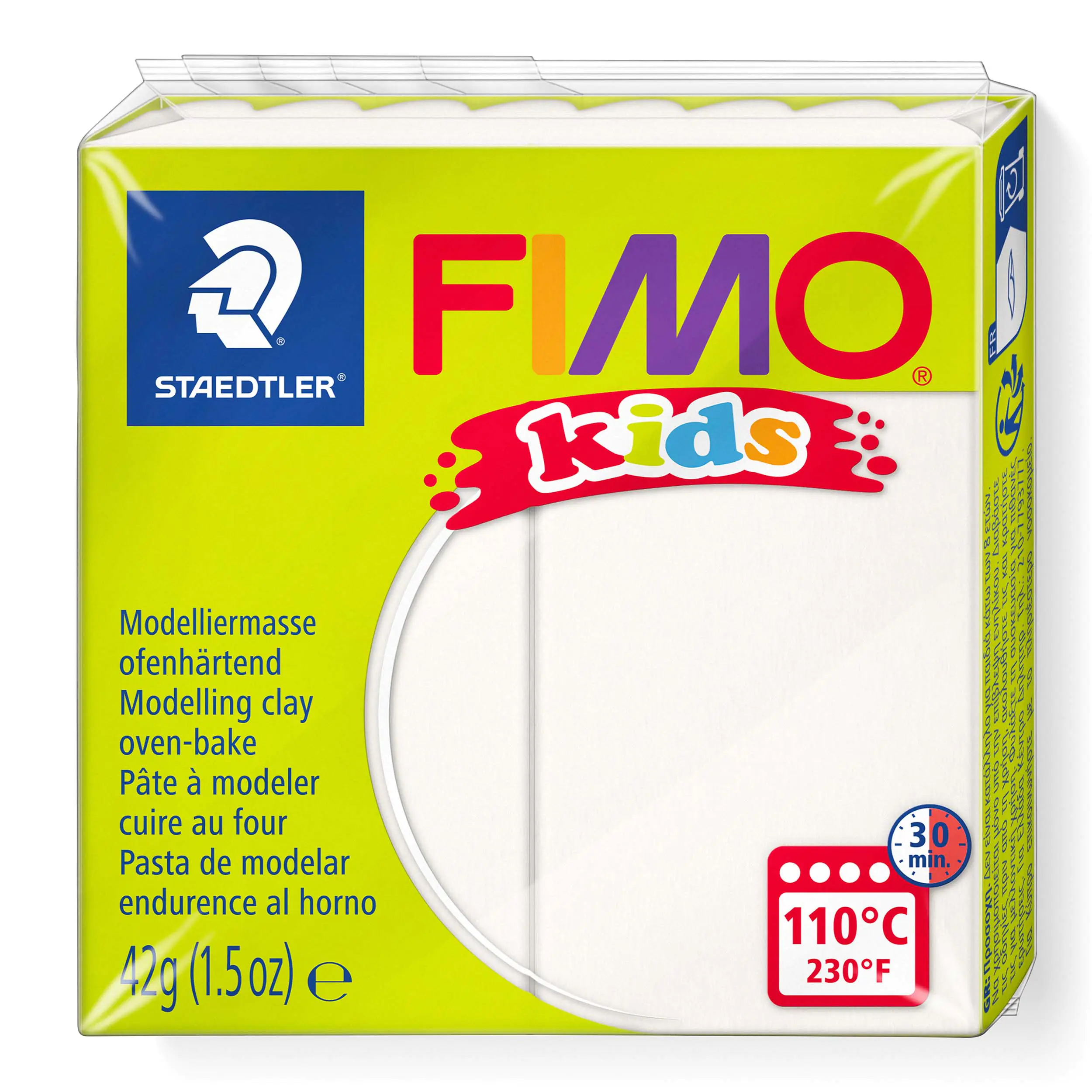 Fimo Kids Modelliermasse weiß 42 g