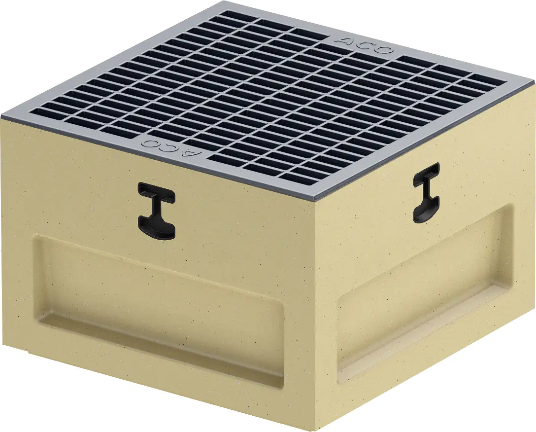 ACO Self Punktablauf Standardpoint Polymerbeton 25 x 25 x 21 cm ACO Self Punktablauf Standardpoint Polymerbeton 25 x 25 x 21 cm