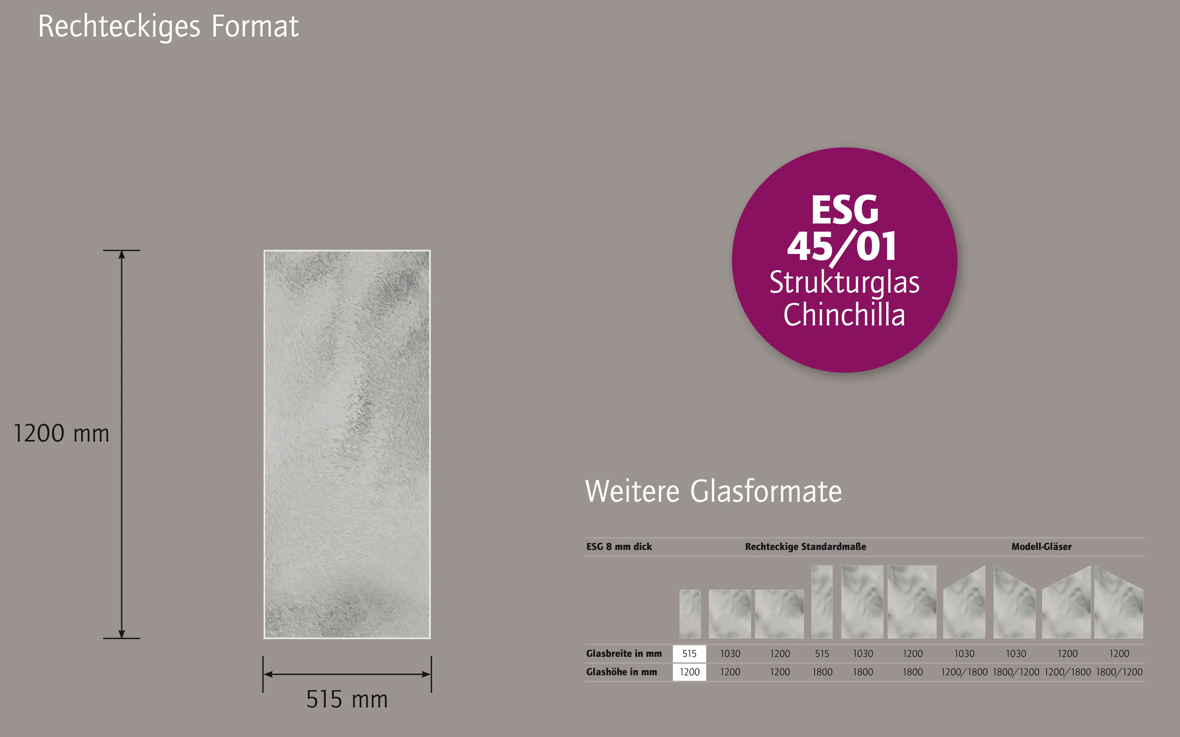 Ambiente Glaszaun B x H: 51,5 cm x 120 cm, gehärtetes 8 mm Glas Ambiente Glaszaun B x H: 51,5 cm x 120 cm, gehärtetes 8 mm Glas