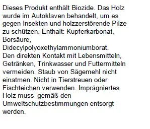 Baumpfahl Kiefer kesseldruckimprägniert 150 x Ø 10 cm