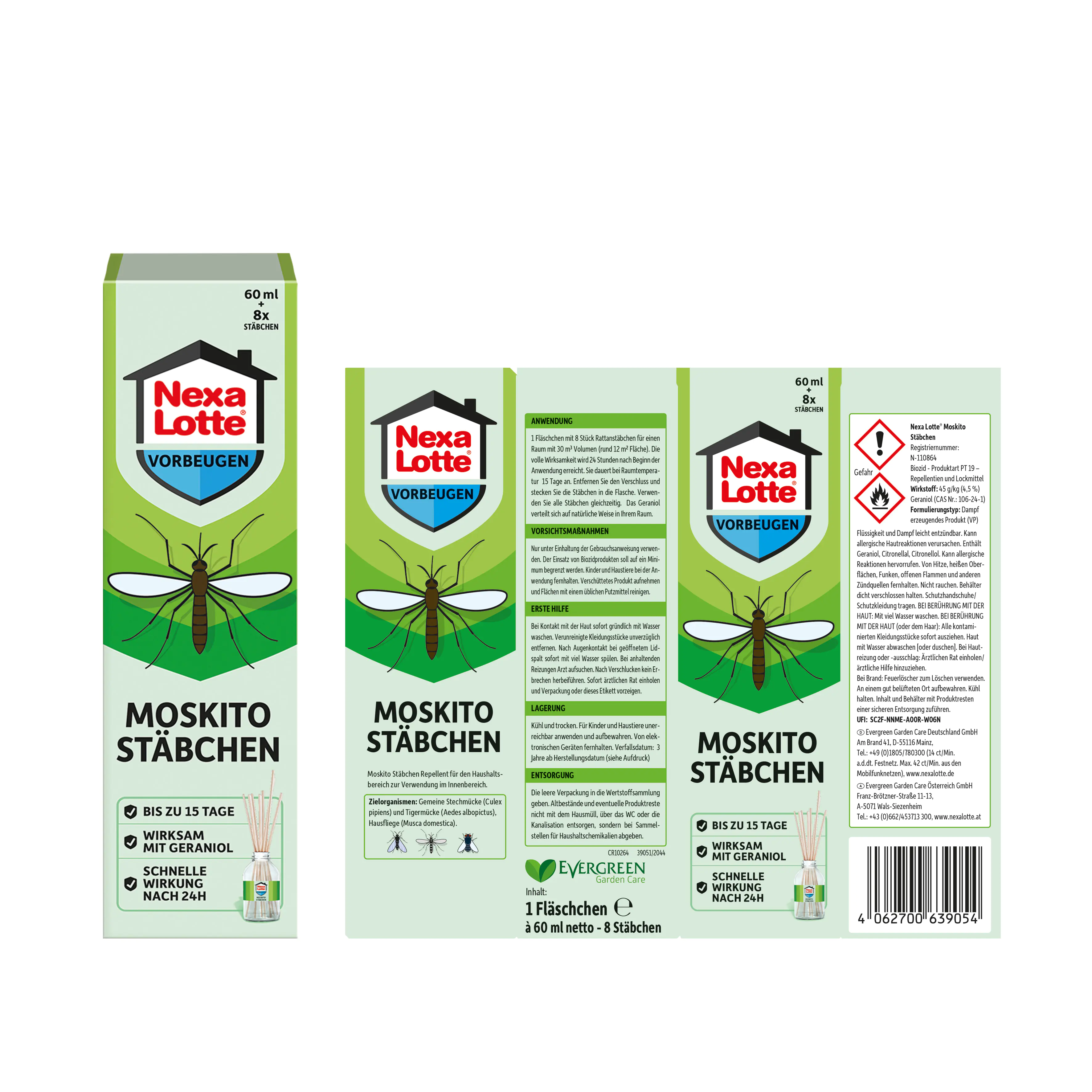 Nexa Lotte Moskito Stäbchen 60 ml