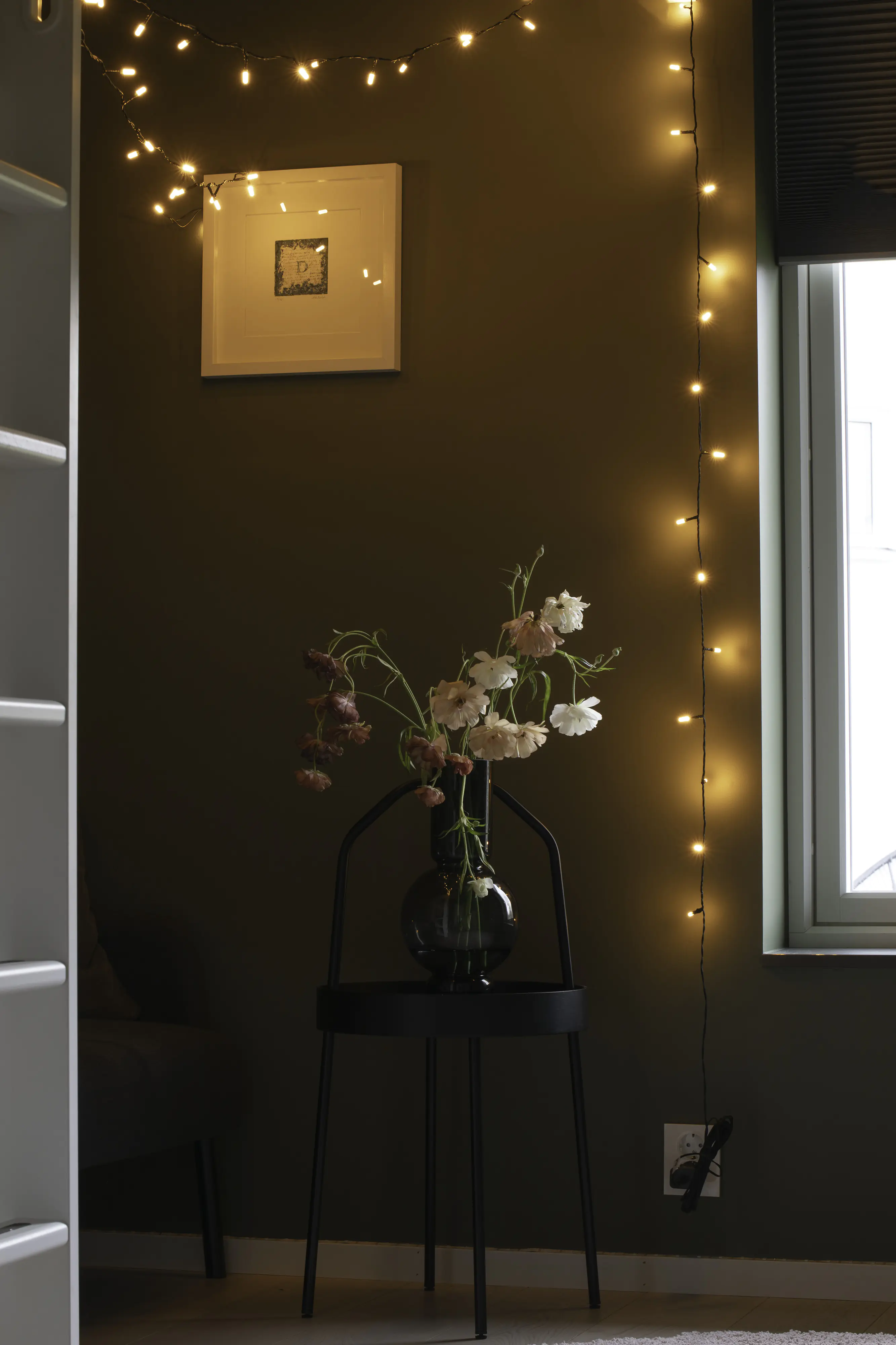 Konstsmide Micro LED Lichterkette slim frosted Innen 50 bernsteinfarbene Dioden 9,9 m