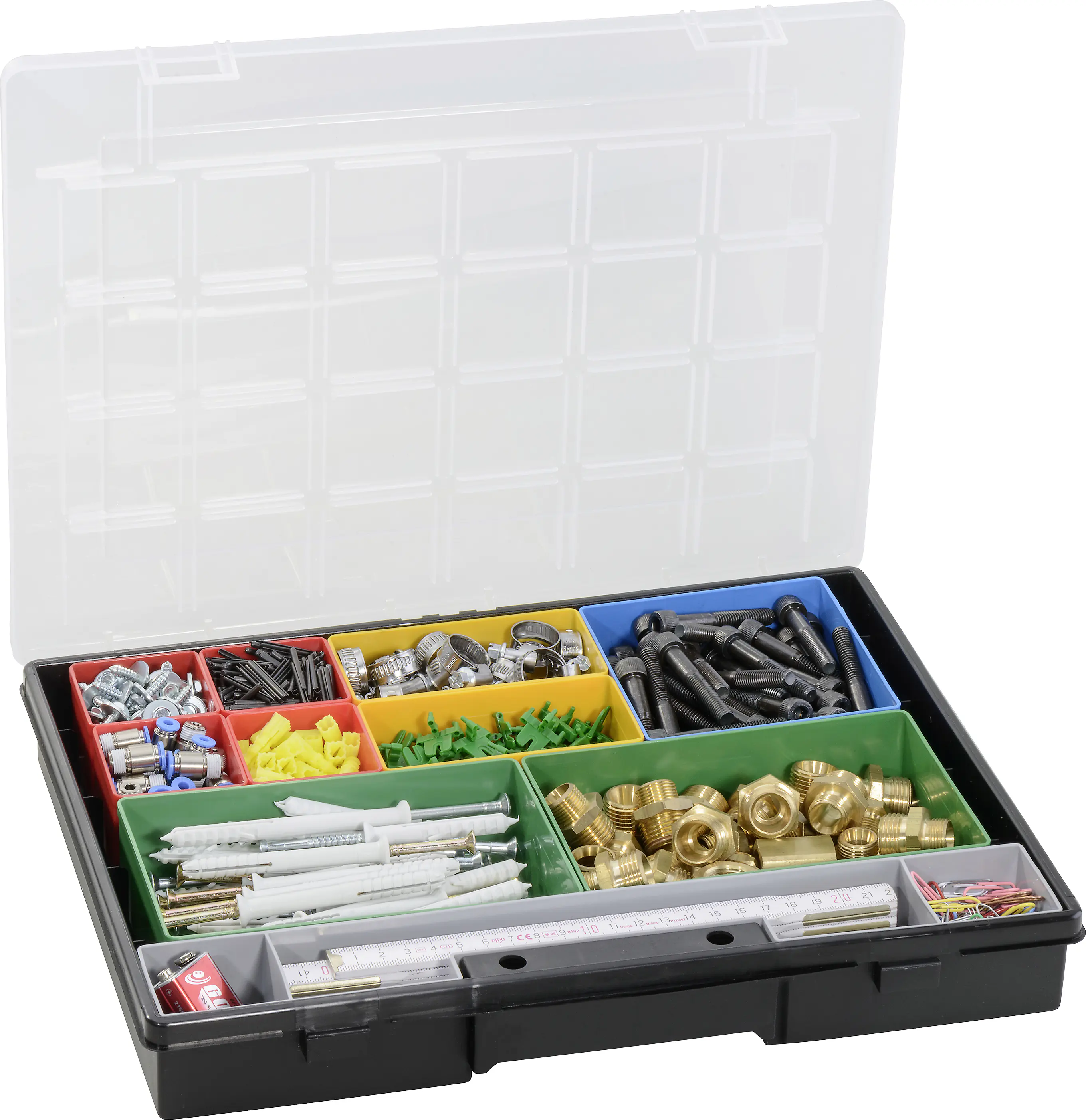 Allit Sortimentskasten EuroPlus Flex 37-12 schwarz