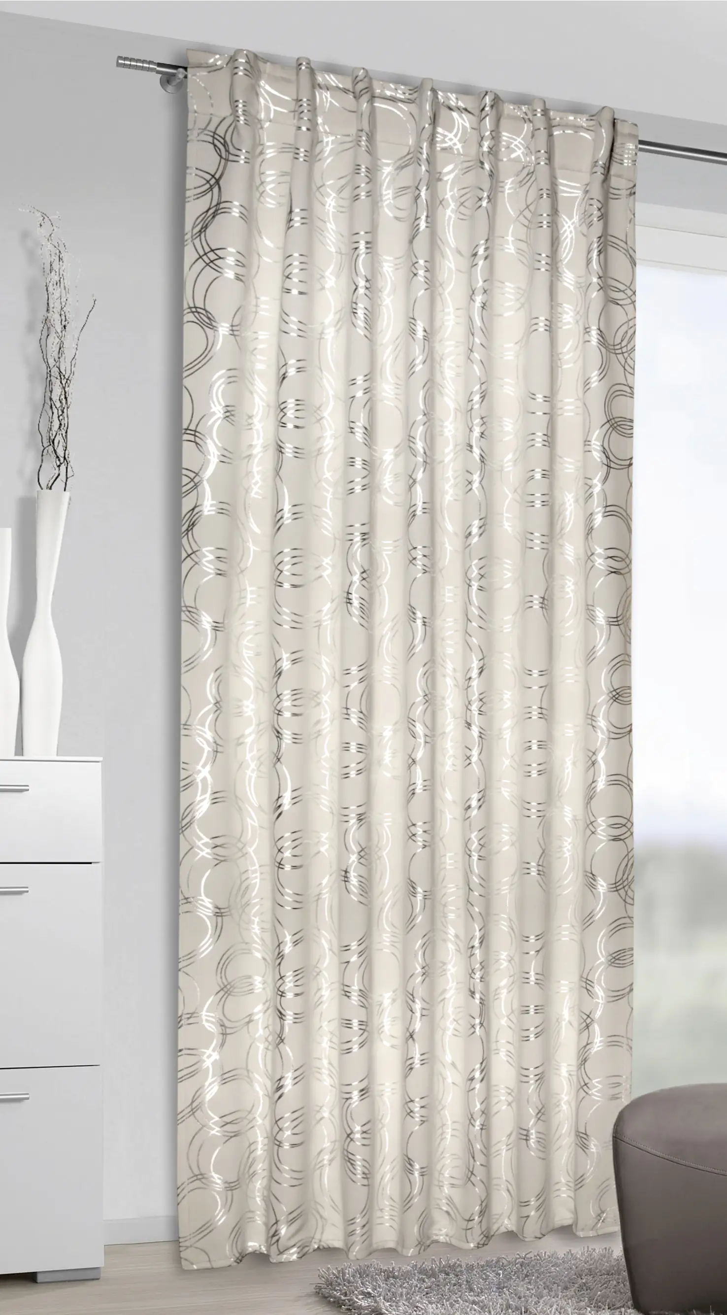 Neusser Collection Schlaufenschal verdeckte Schlaufen offwhite 135x245 cm