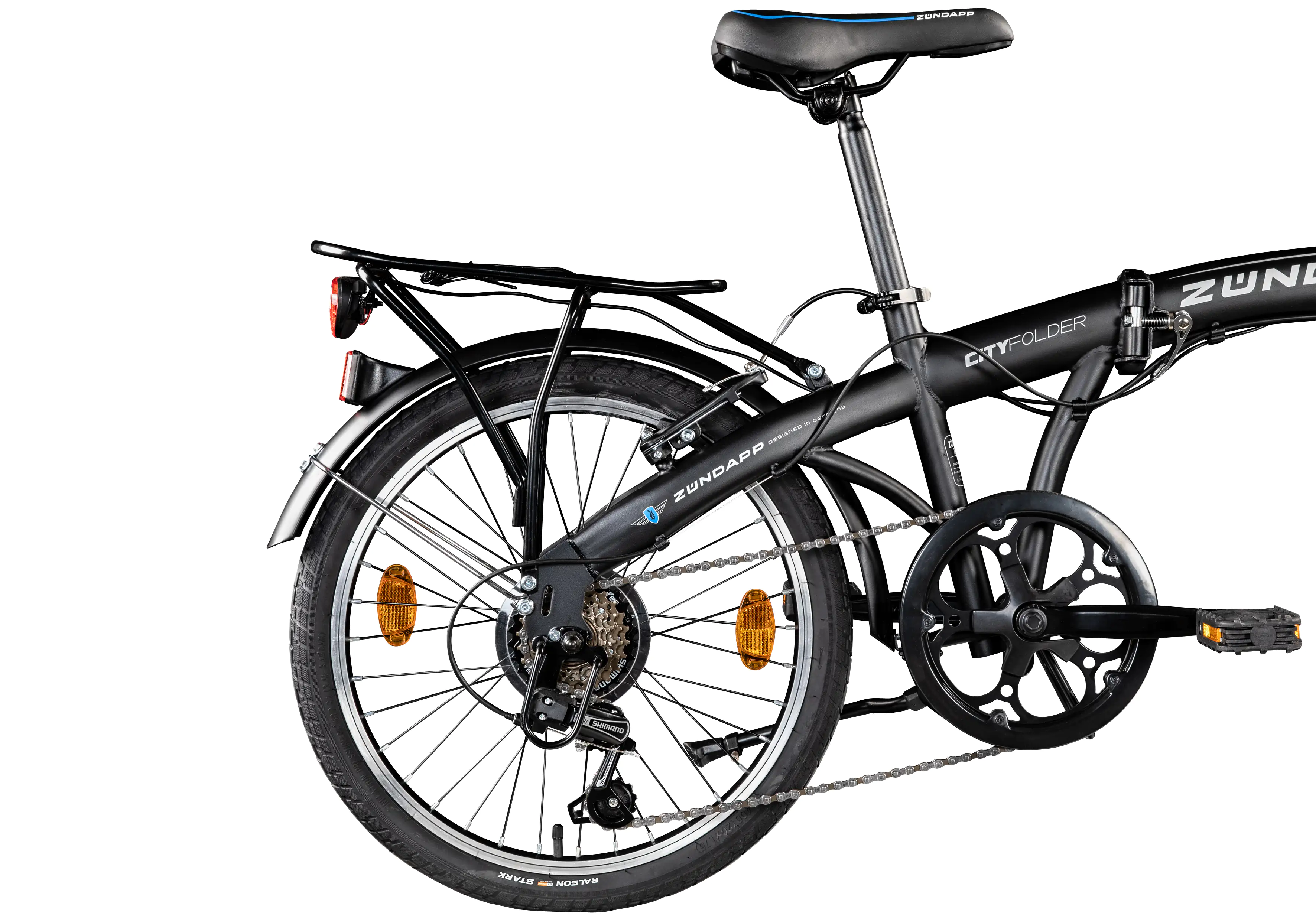 Zündapp Faltrad ZF20 Speed Folder 20 Zoll 6-Gang RH 28,5cm grau