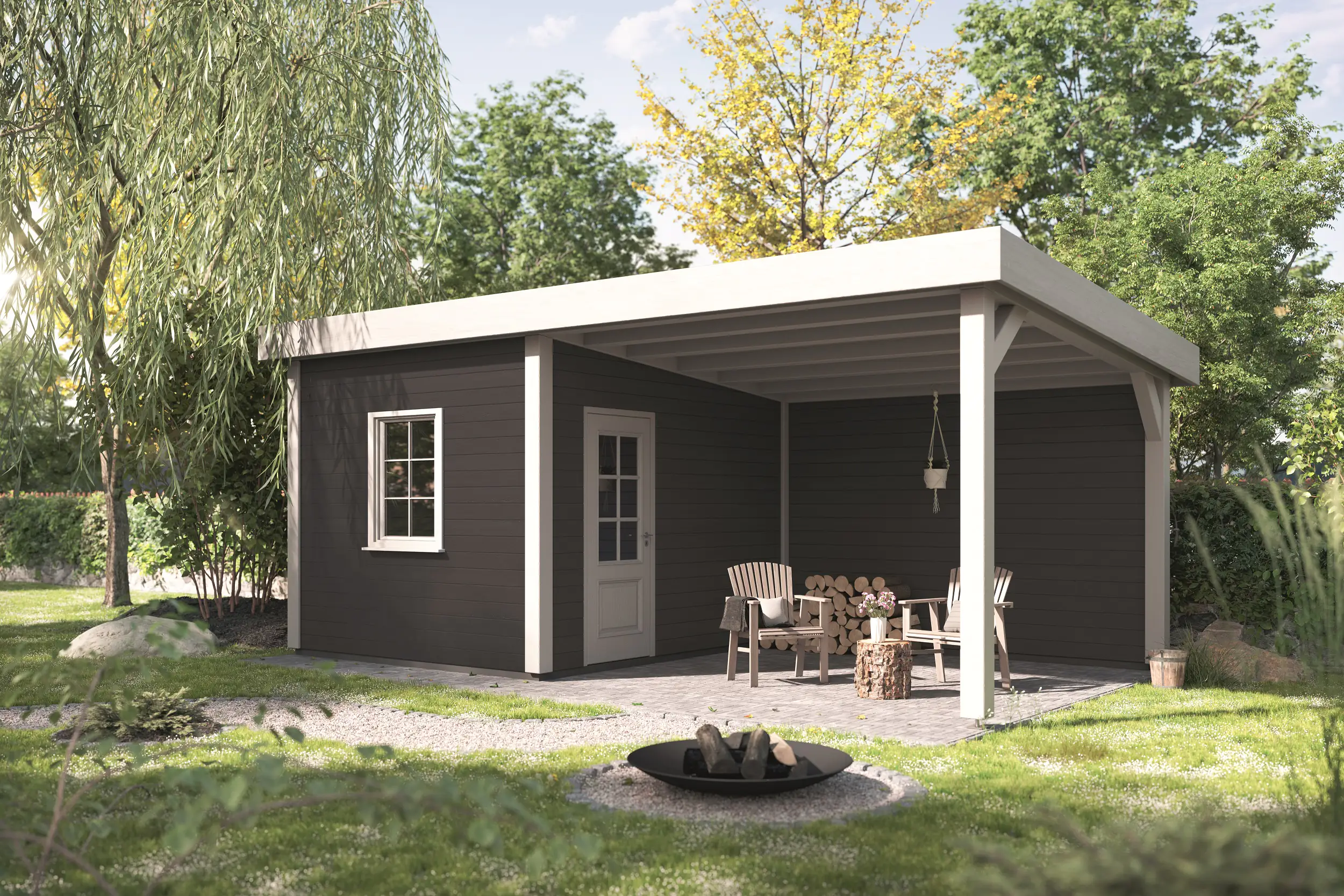 Alpina Wetterschutzfarbe 2,5 L graubraun