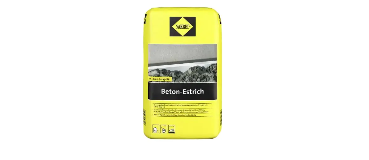 SAKRET Beton-Estrich 40 kg Sack 30 St. Palettenabnahme