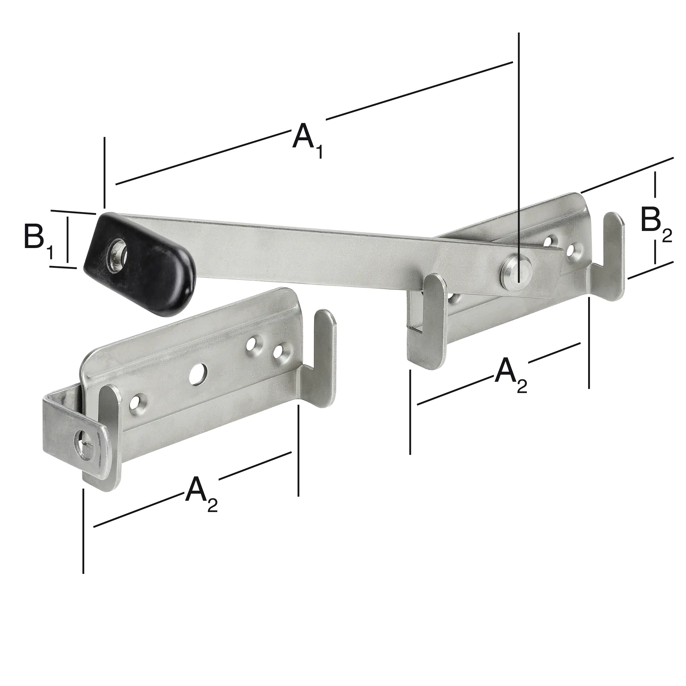 Vormann Doppeltorüberwürfe 250/115 x 25/55 mm