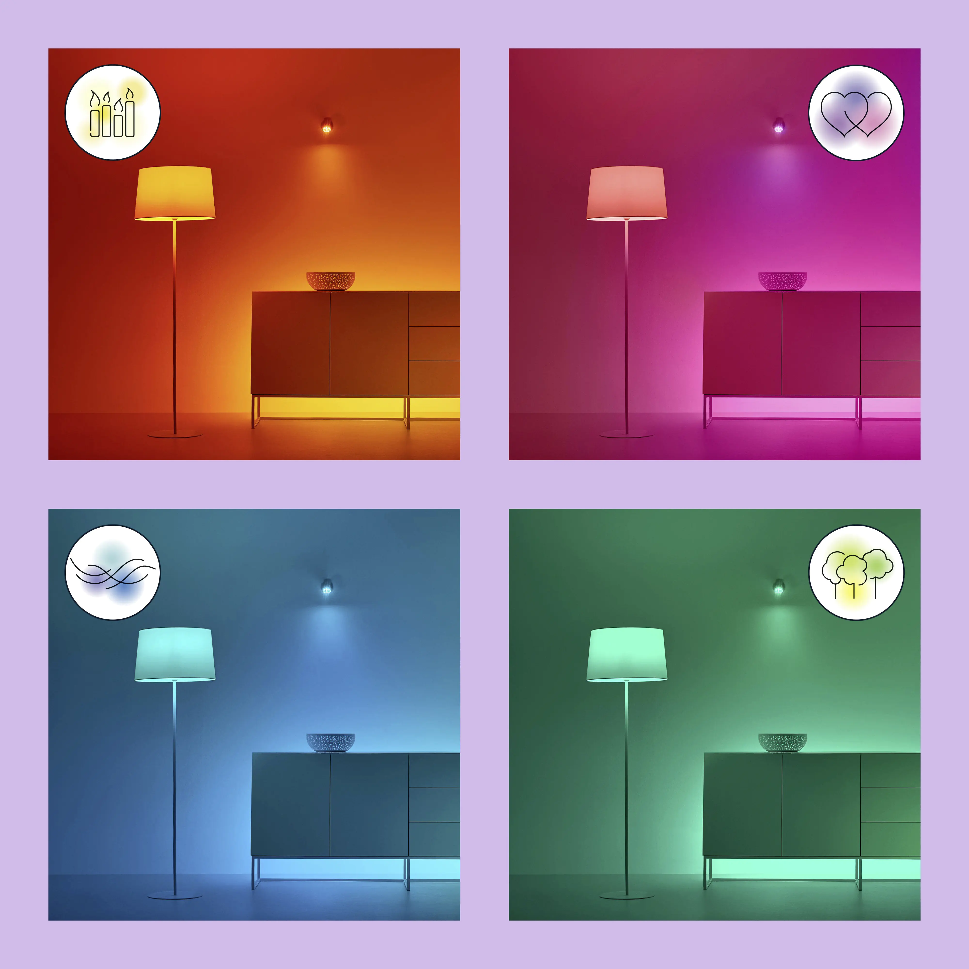 WIZ LED-Leuchtmittel Globe G95 E27 11W warmweiß bis kaltweiß smart RGB