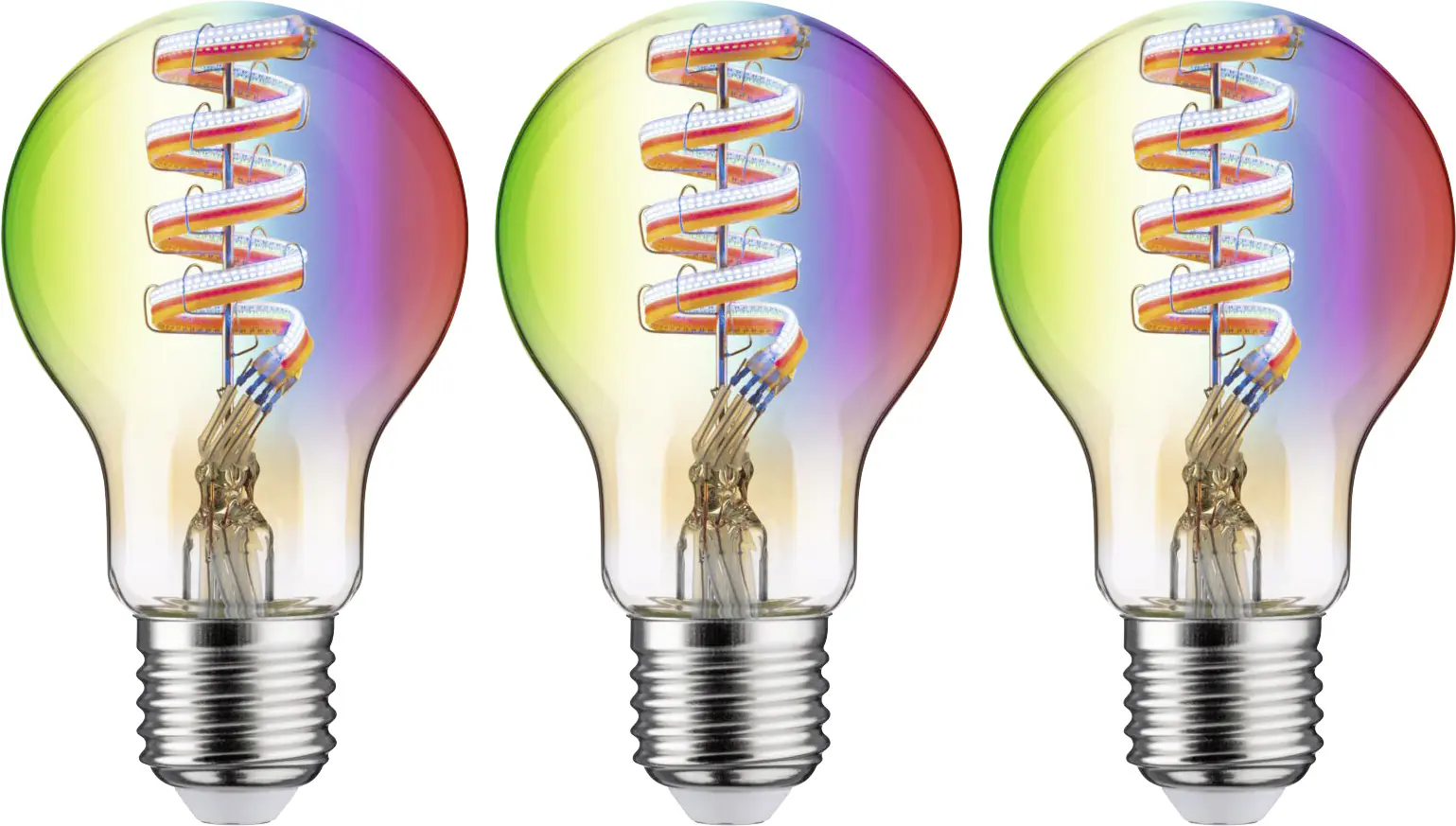 Paulmann LED Leuchtmittel ZigBee E27 6,3 W RGBW 3er-Pack