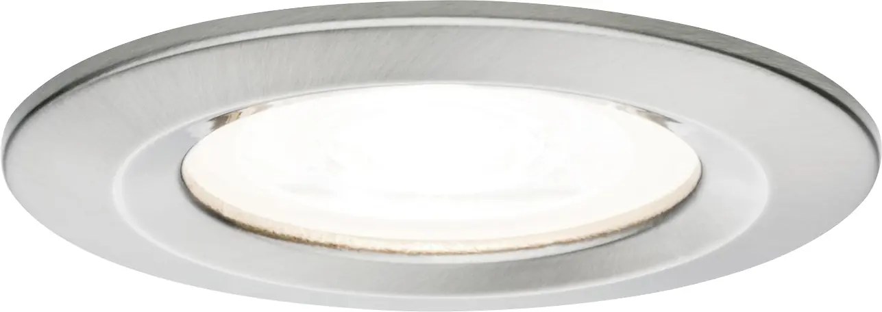 Paulmann LED Einbauleuchte Nova 3er Set eisen Ø 7,8 cm GU10 warmweiß