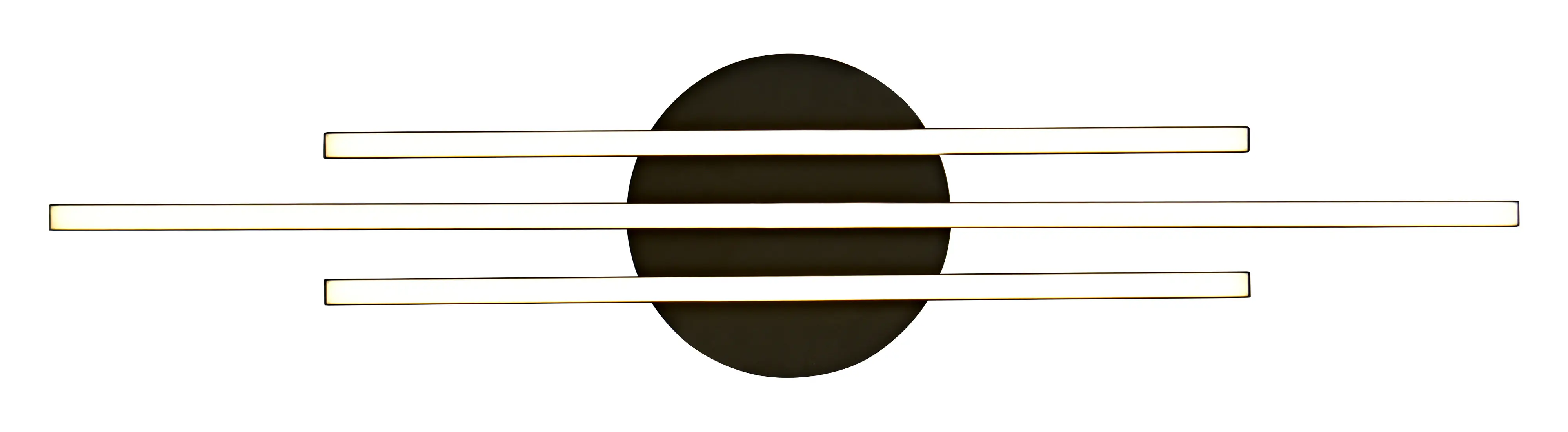 LED Deckenleuchte Cindy schwarz 81 x 18 cm warmweiß 