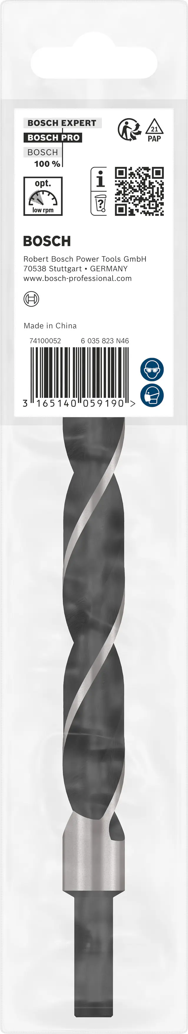 Bosch PRO Wood Holzspiralbohrer 16 × 120 × 160 mm