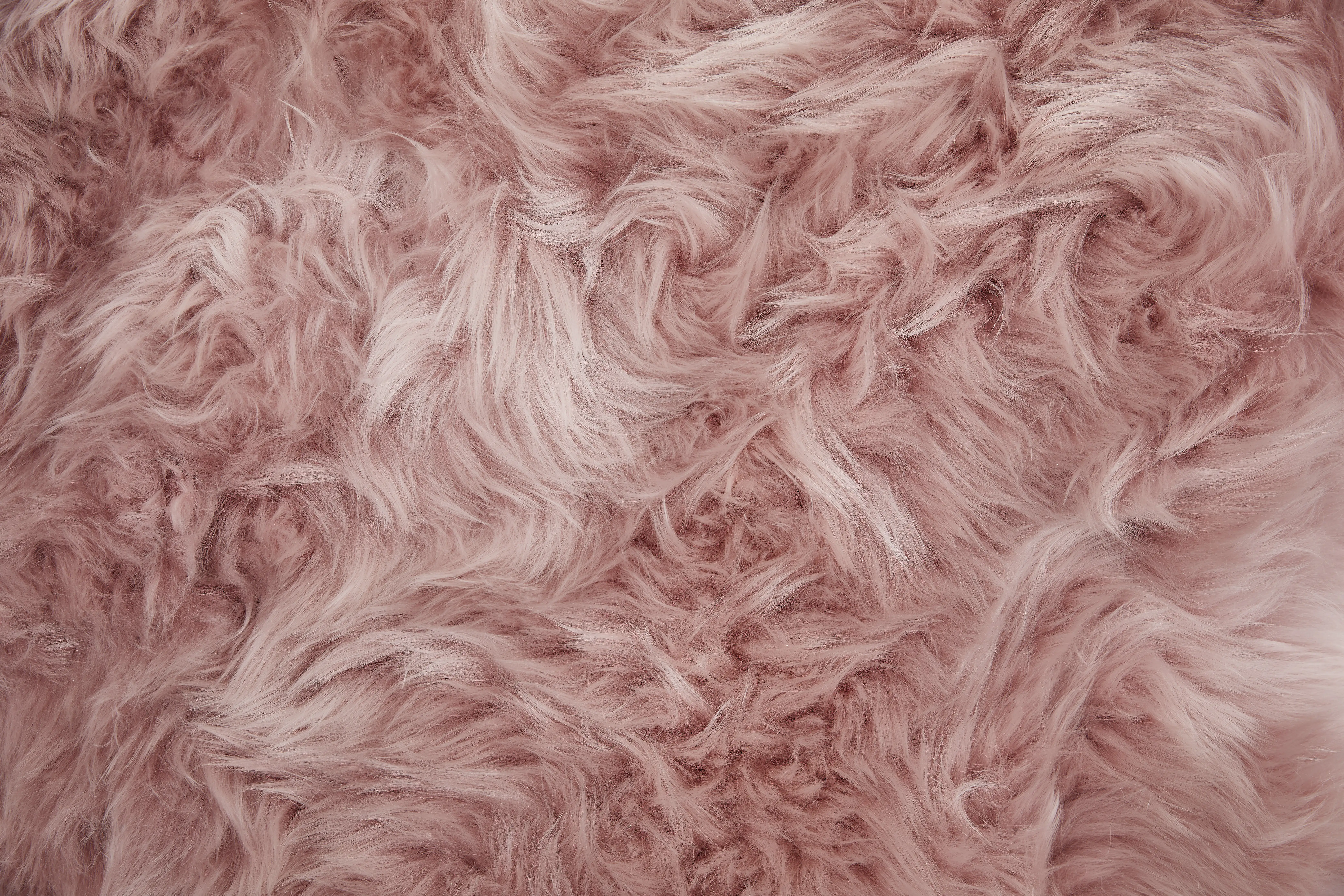 Schaffell Double altrosa altrosa, 60 x 160 cm