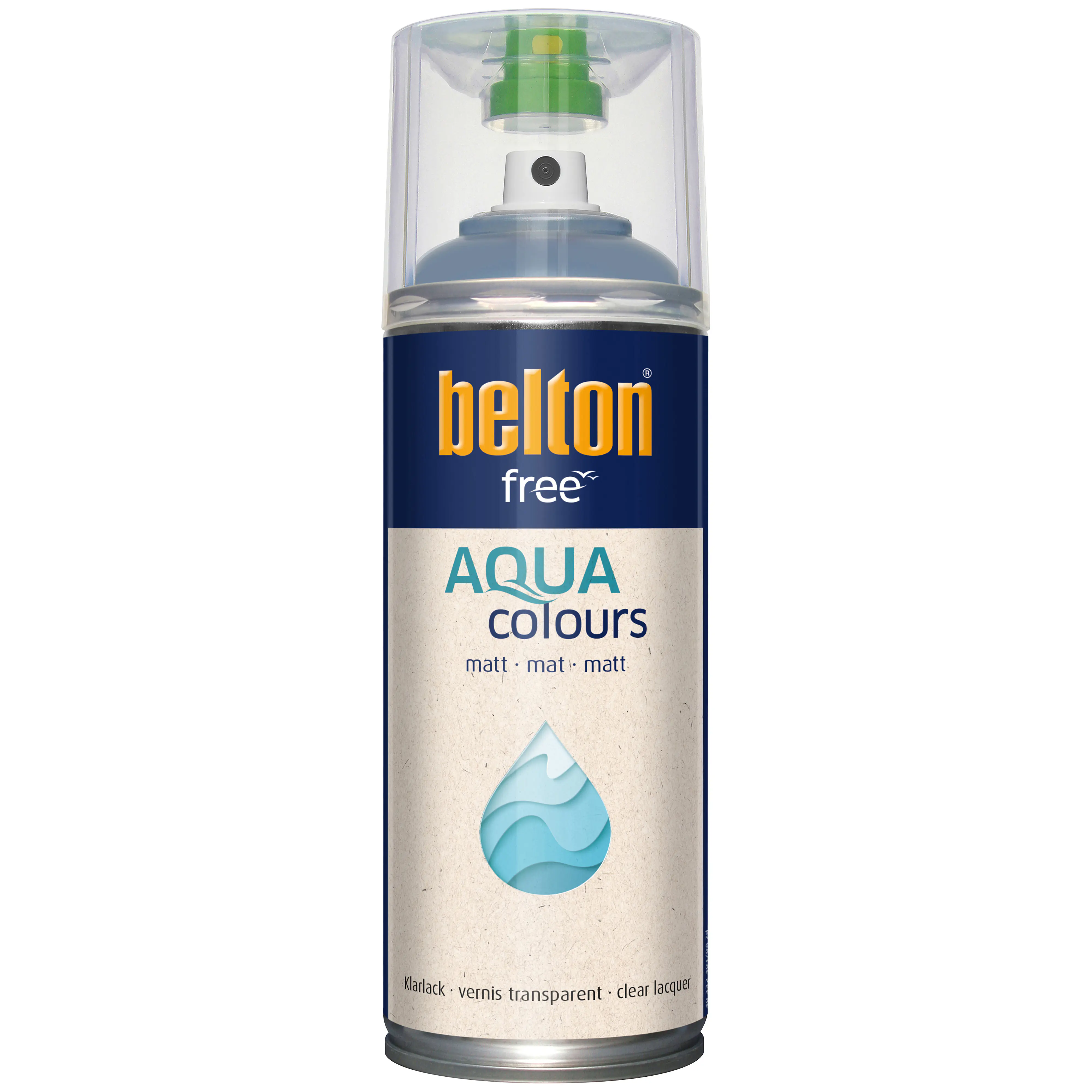 belton free Lackspray AQUAcolours 400 ml Klarlack matt