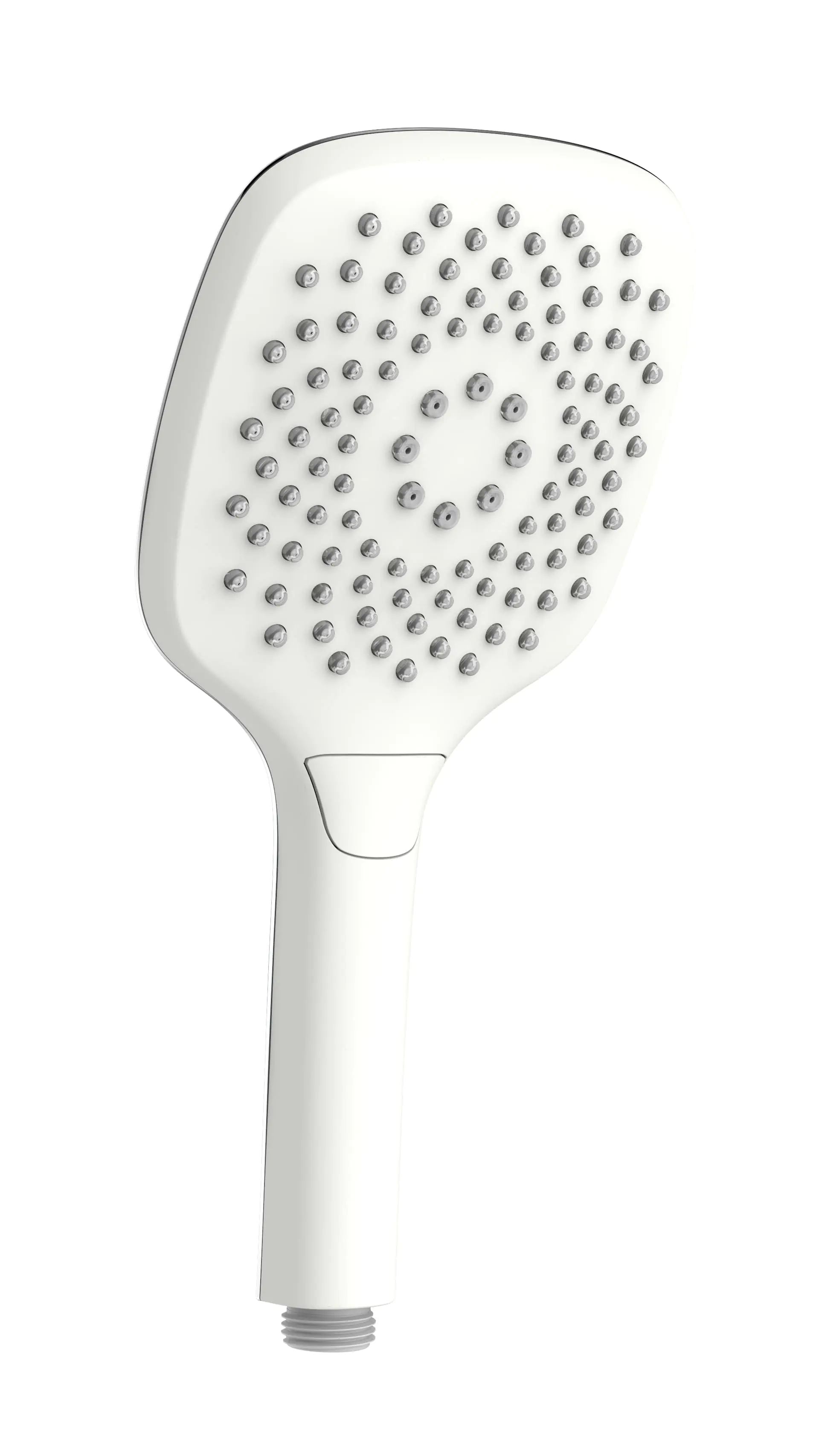 Primaster Handbrause 3 Strahlarten Water Flow quadratisch weiß wassersparend