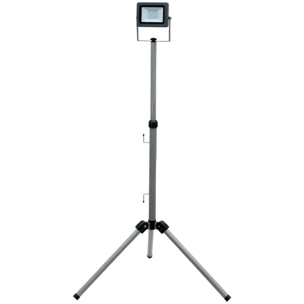 LED Fluter Flare auf Stativ 20 W, silber-anthrazit