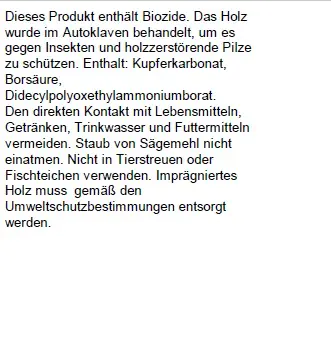 Baumpfahl 175 cm, Ø 6 cm, kesseldruckimprägniert