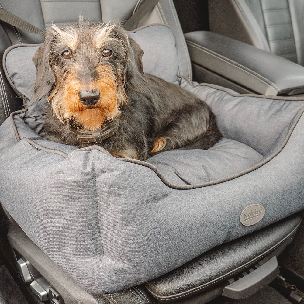 Nobby Autositz Kadek für Hunde 55 x 50 x 34 cm dunkelgrau