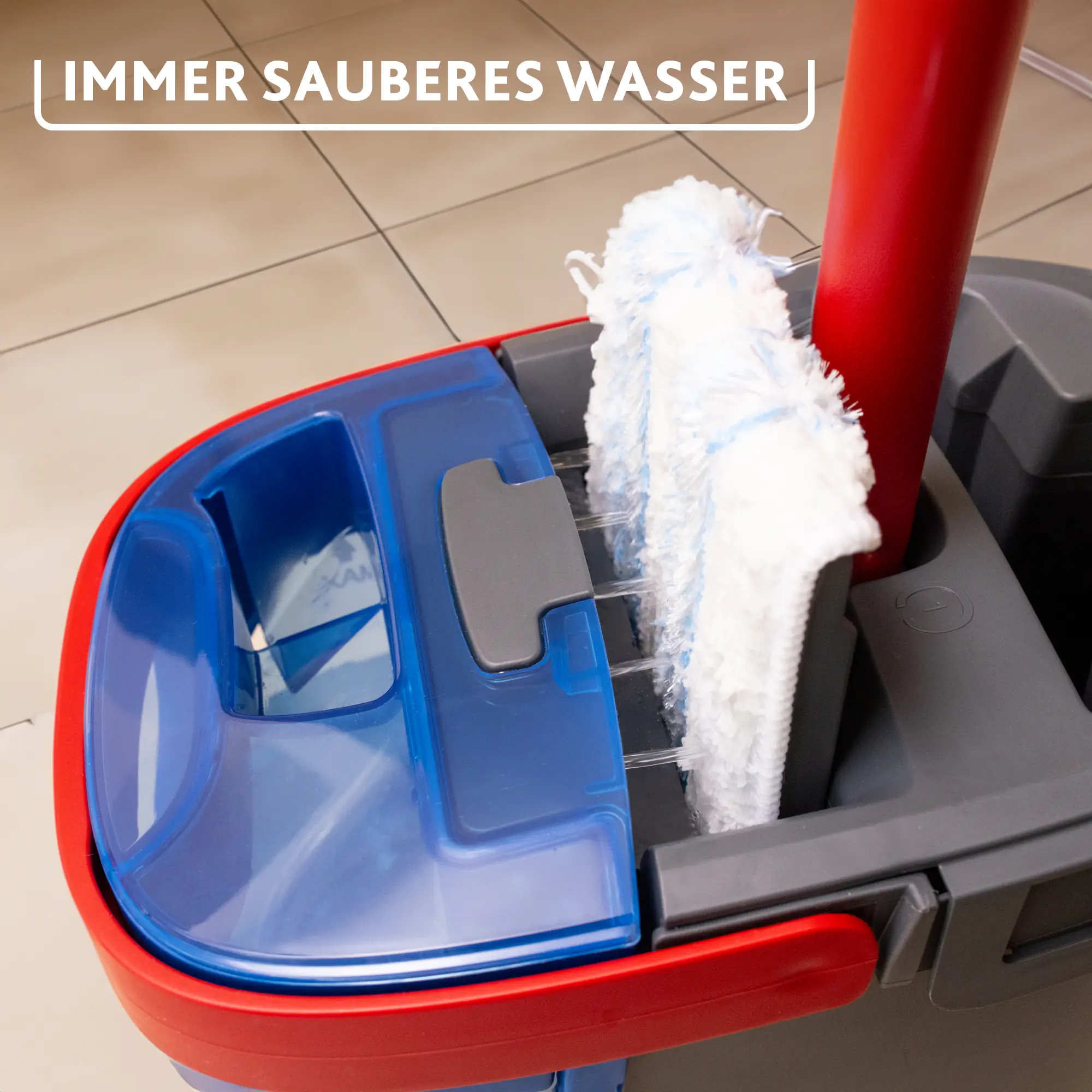 Vileda Bodenwischer Reinigungsset H2PRO Flat Mop Vileda Bodenwischer Reinigungsset H2PRO Flat Mop