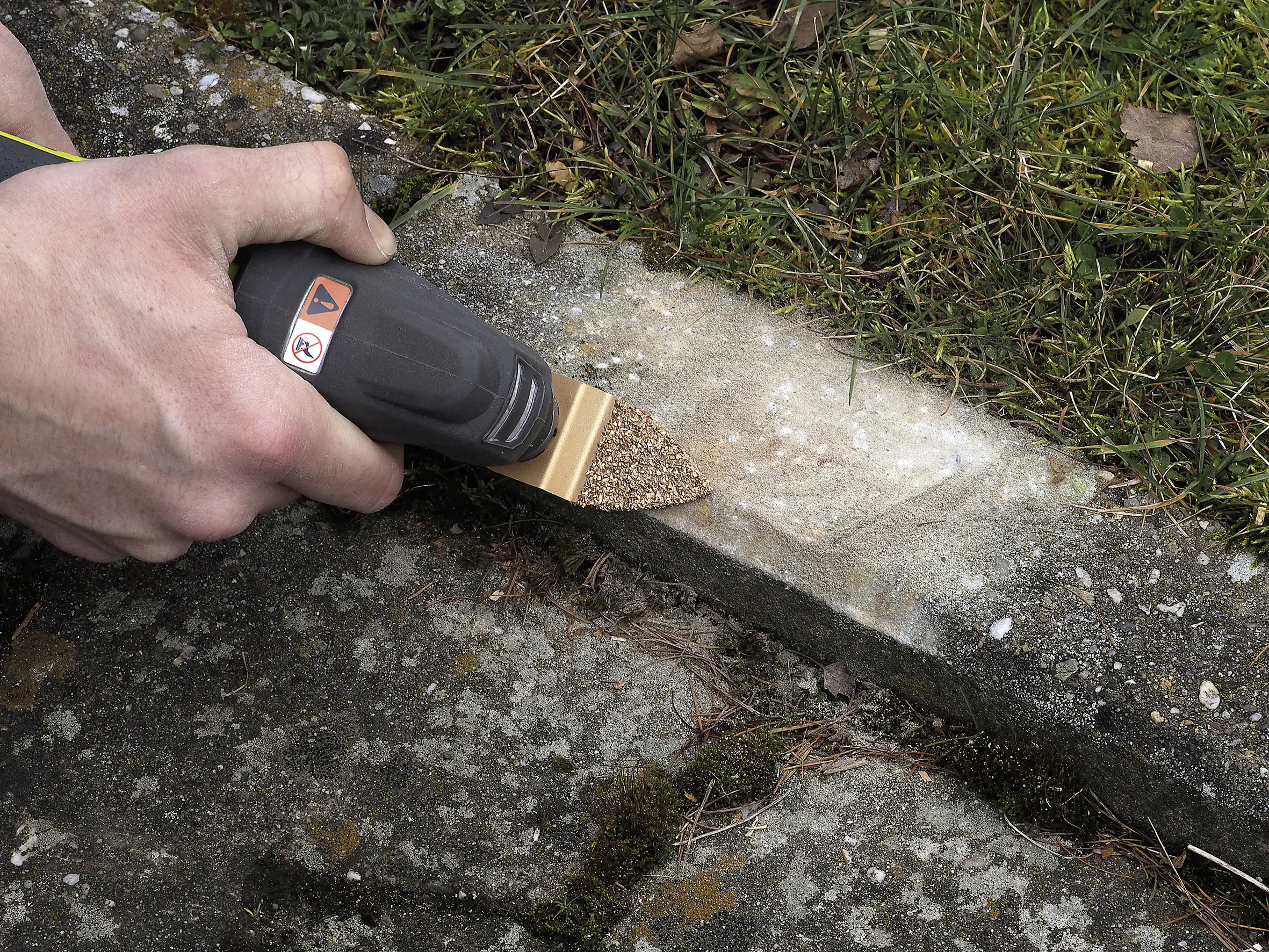 Wolfcraft Fingerraspel Dreieck 35 mm Hartmetall für Vibrationssägen