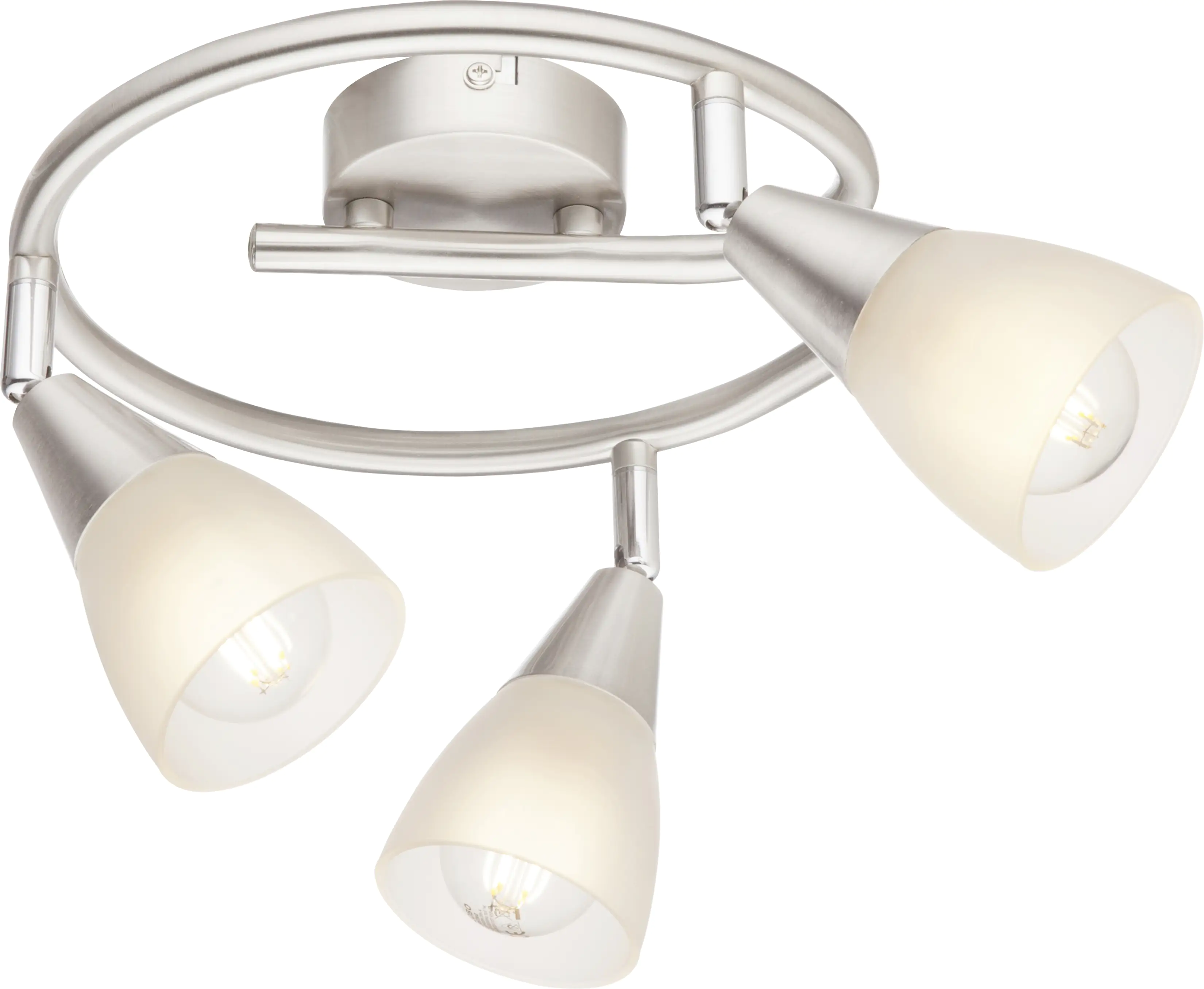 Globo 3er Spot Thadeus l nickel Ø 29 cm E14, max. 40 W