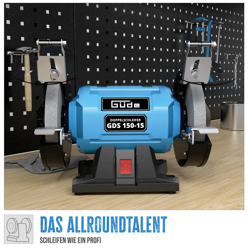 Güde Doppelschleifer GDS 150-15 230 V 250 W 2950 min-1 7,2 kg Güde Doppelschleifer GDS 150-15 230 V 250 W 2950 min-1 7,2 kg