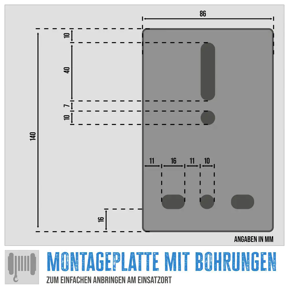 Güde Seilwinde Zugkraft 750 kg Seillänge 20 m Güde Seilwinde Zugkraft 750 kg Seillänge 20 m