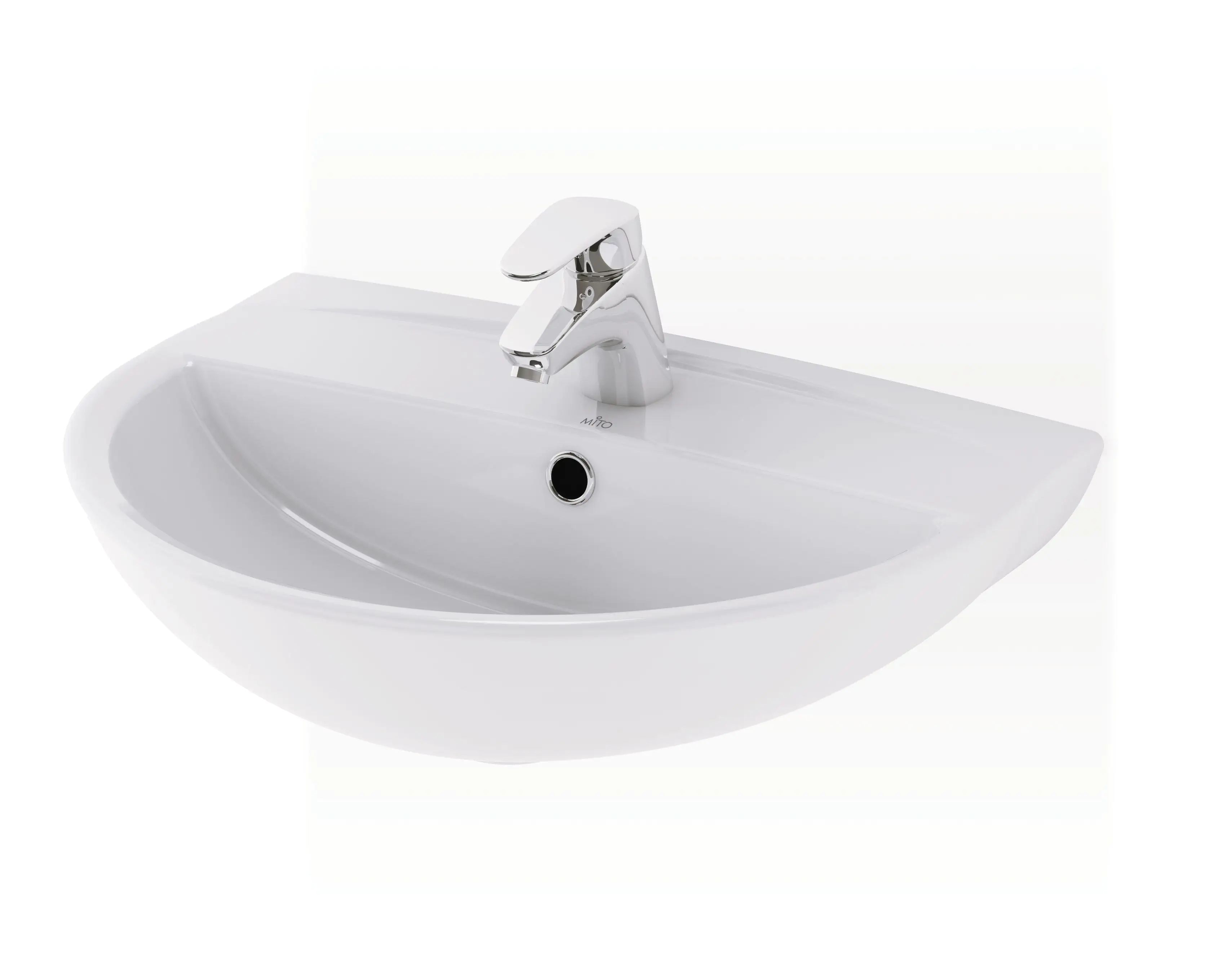 Cersanit Waschtisch Mito Cersanit Waschtisch Mito 60 cm, weiß