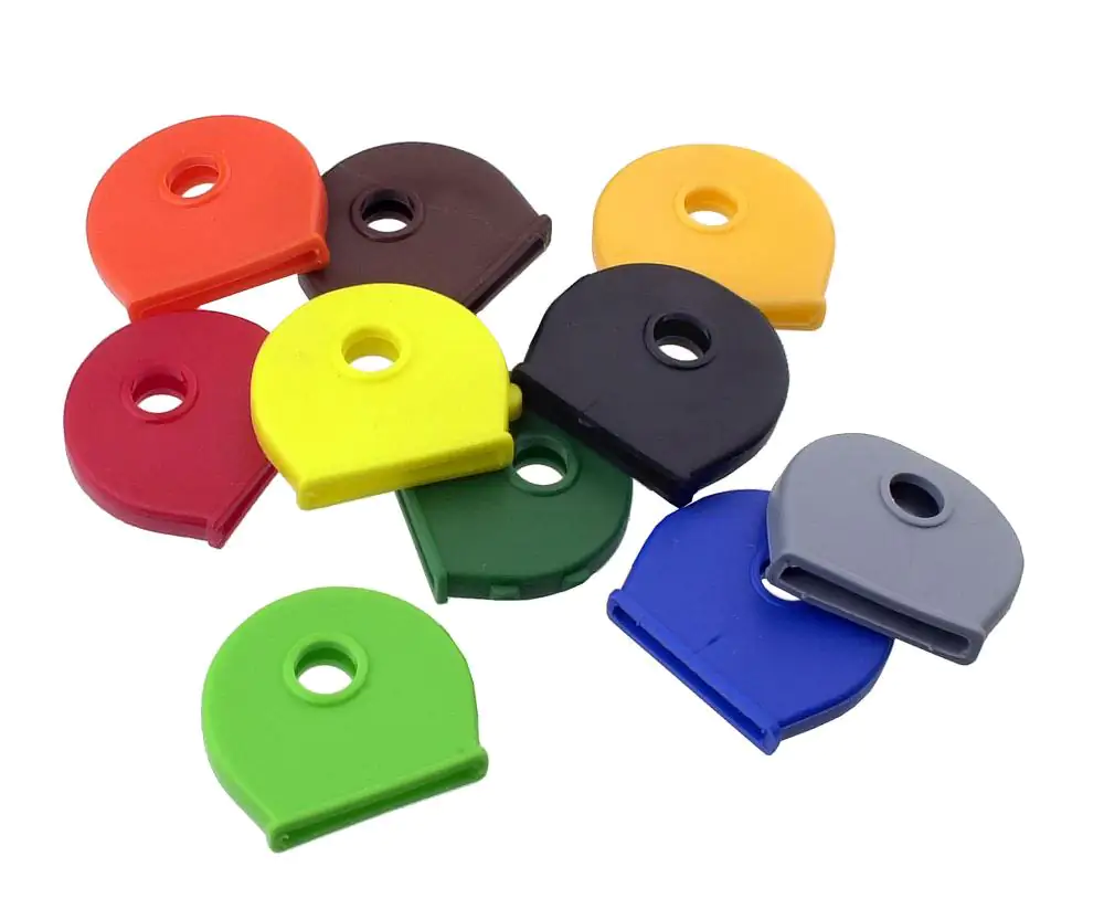 Schlüsselkappen farbig sortiert