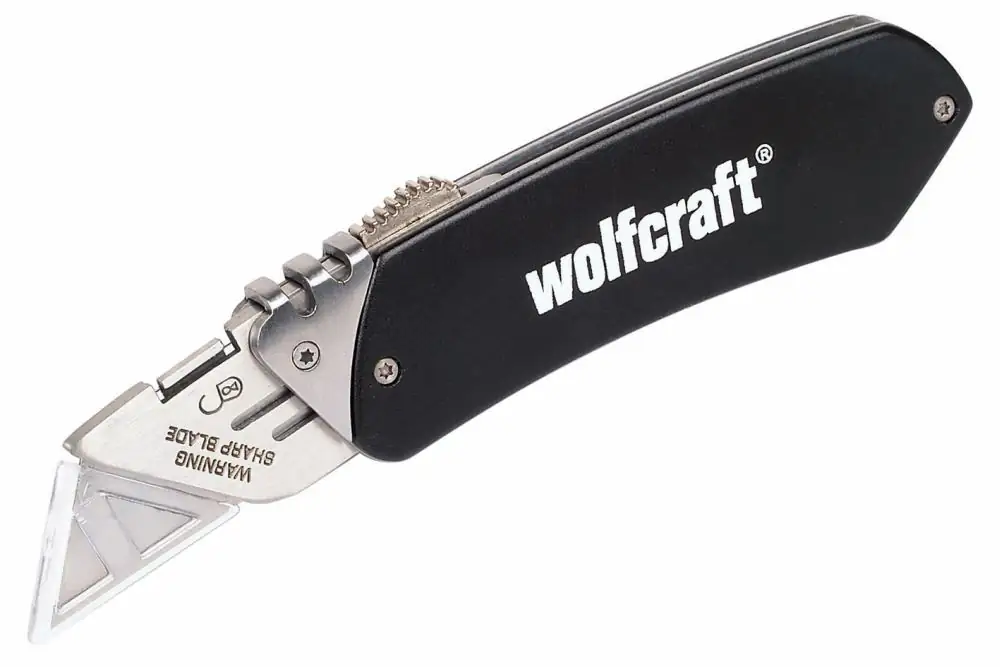 Wolfcraft Alu-Freizeitmesser mit Gürtelclip Wolfcraft Alu-Freizeitmesser mit Gürtelclip